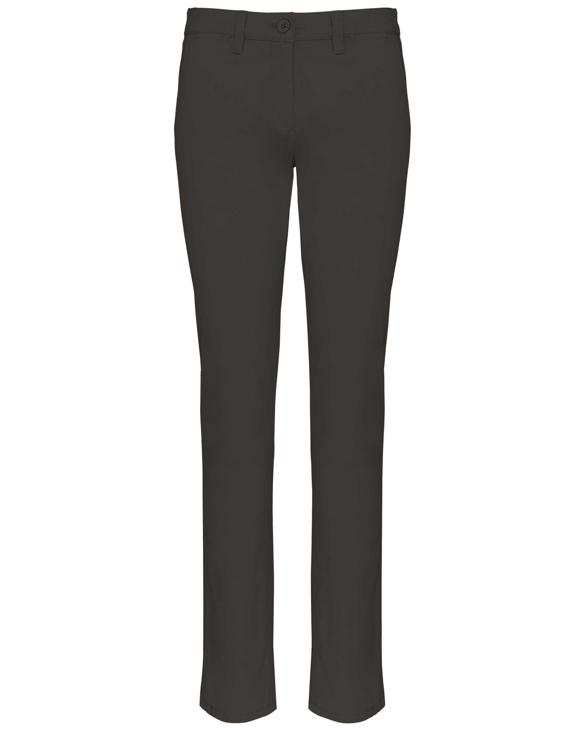 Pantalón chino mujer Dark Grey