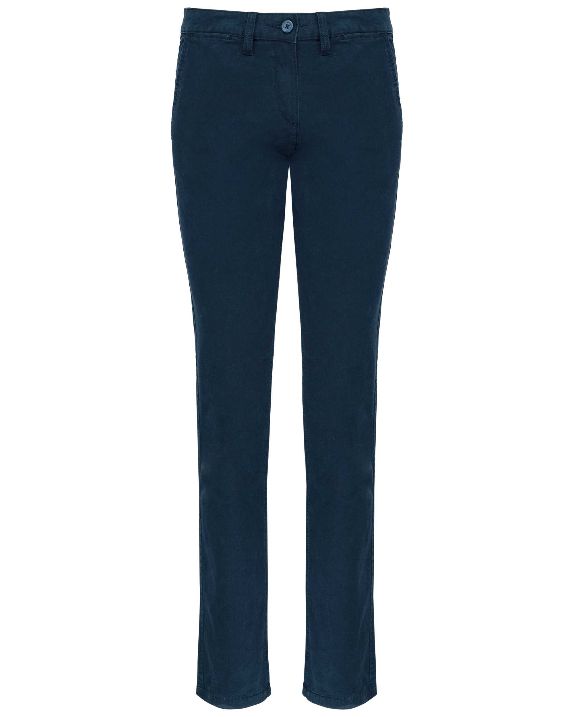 Pantalón chino mujer Dark Navy