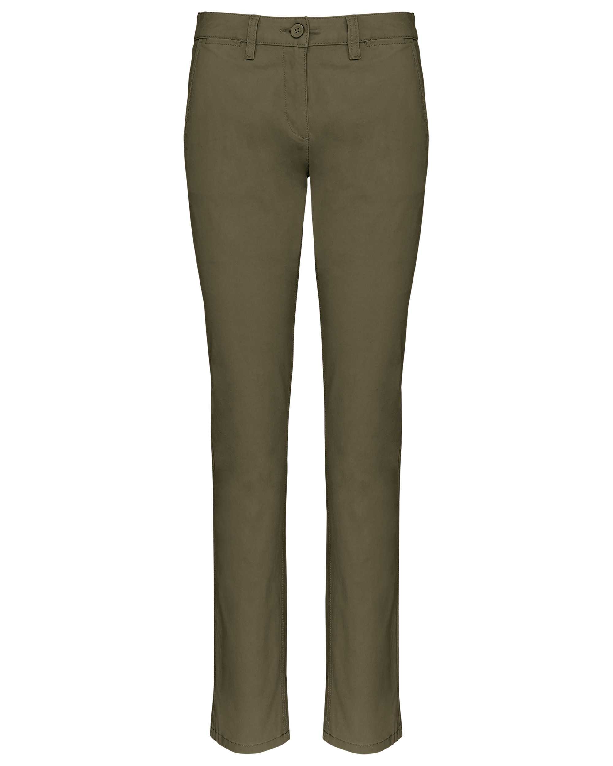 Pantalón chino mujer Light khaki