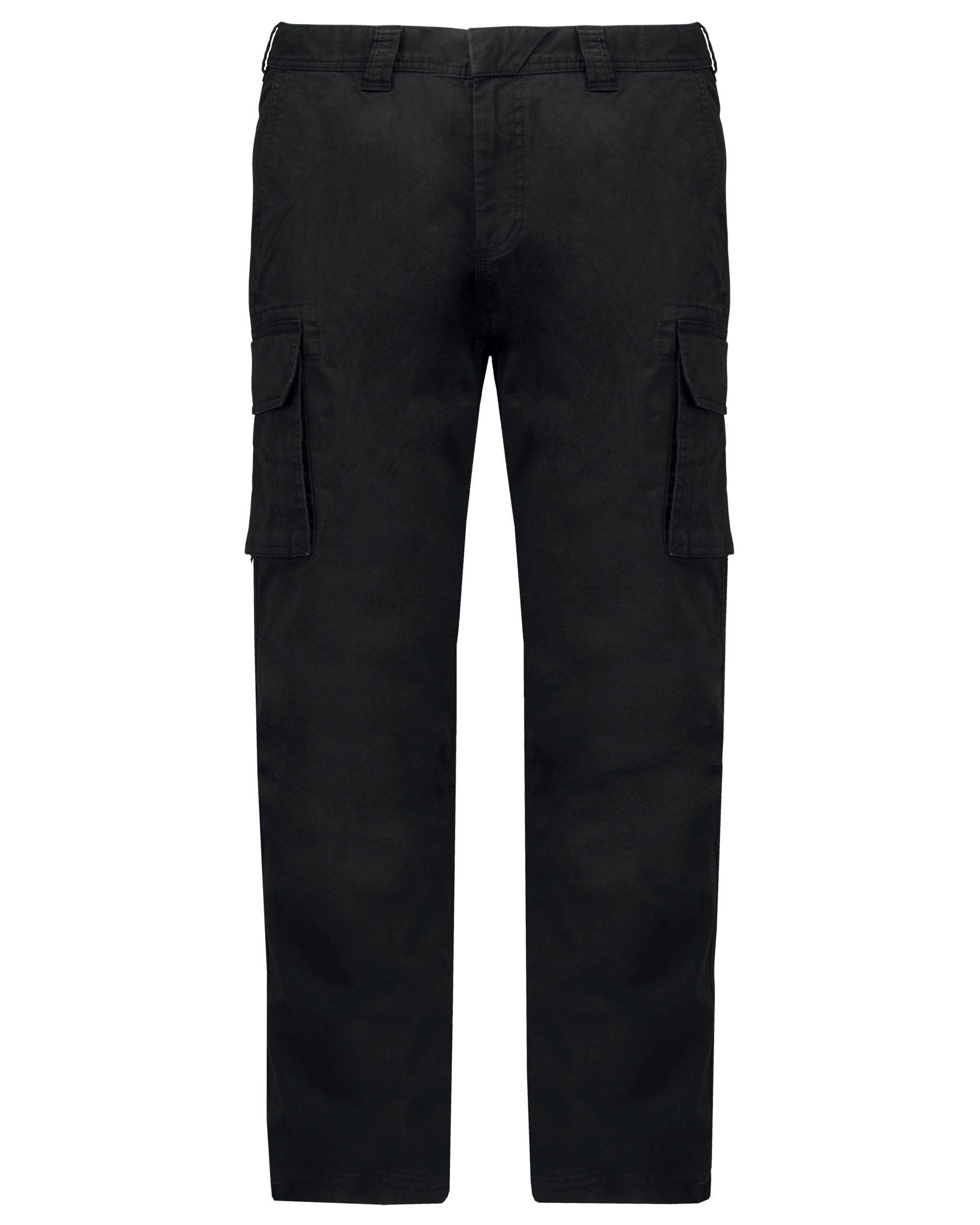 Pantalón multibolsillos hombre Black