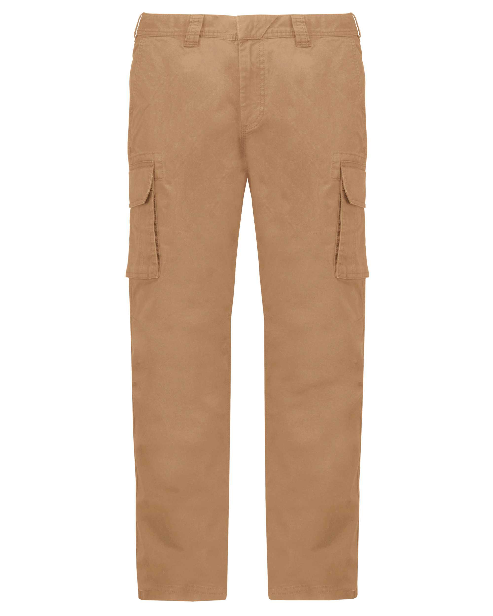 Pantalón multibolsillos hombre Camel