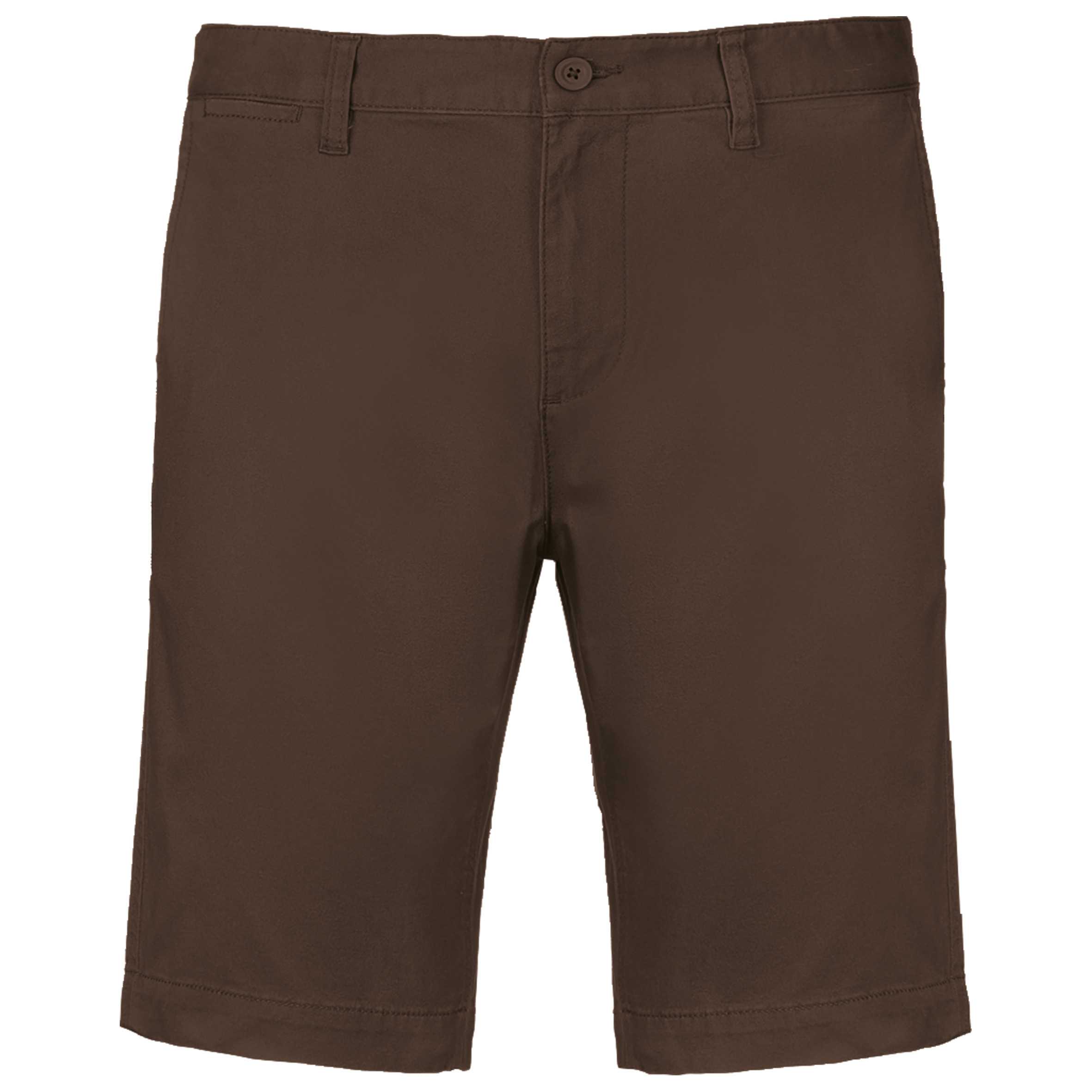 Bermuda chino hombre Chocolate