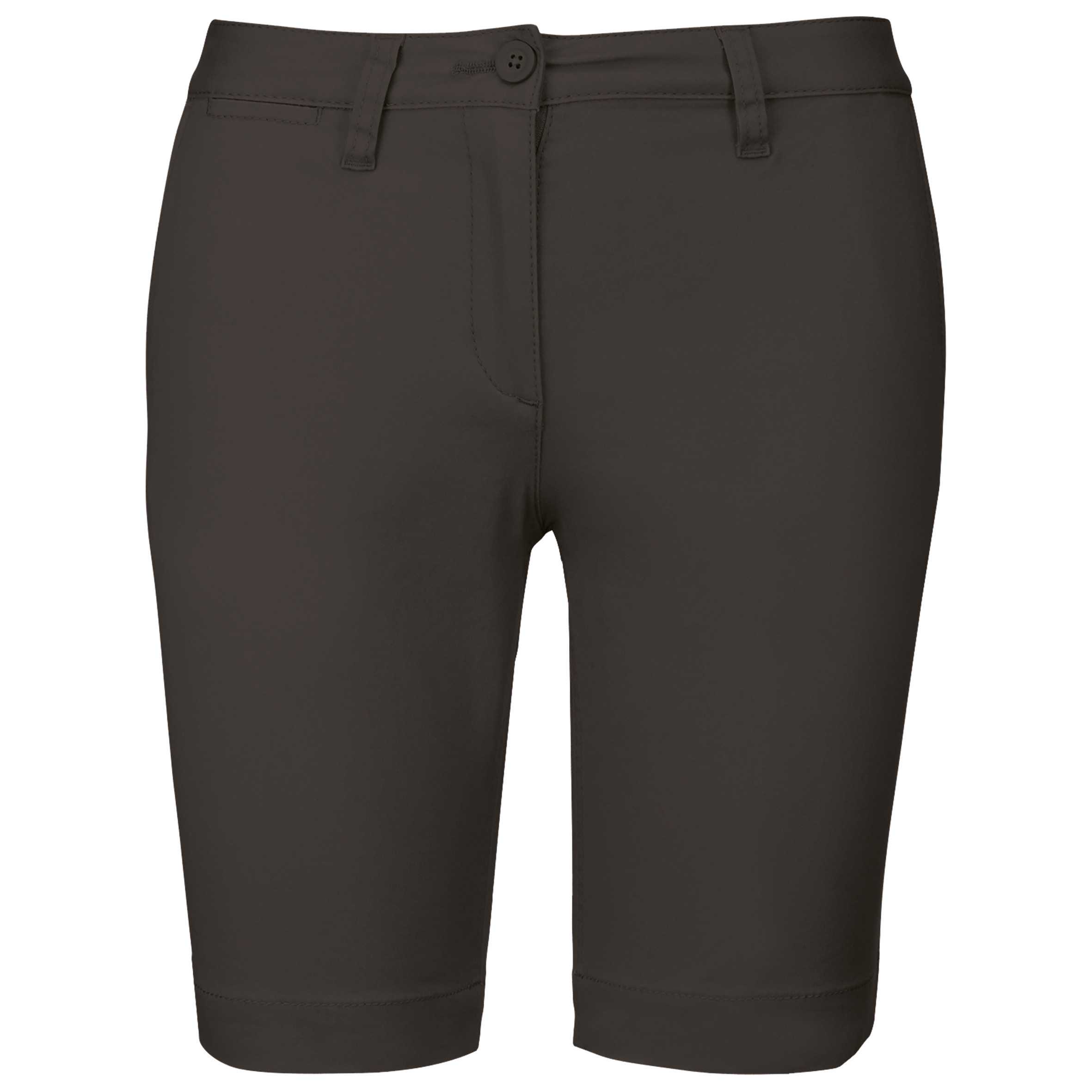 Bermuda chino mujer Dark Grey