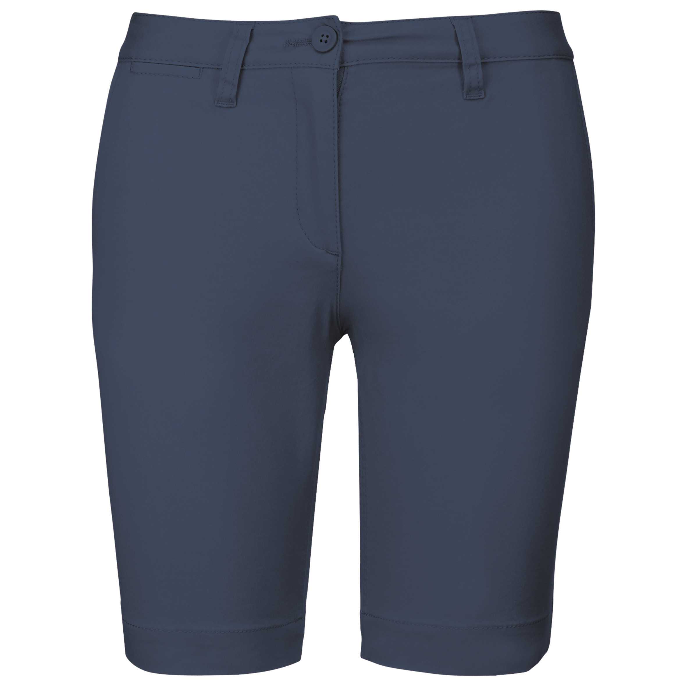 Bermuda chino mujer Deep Blue