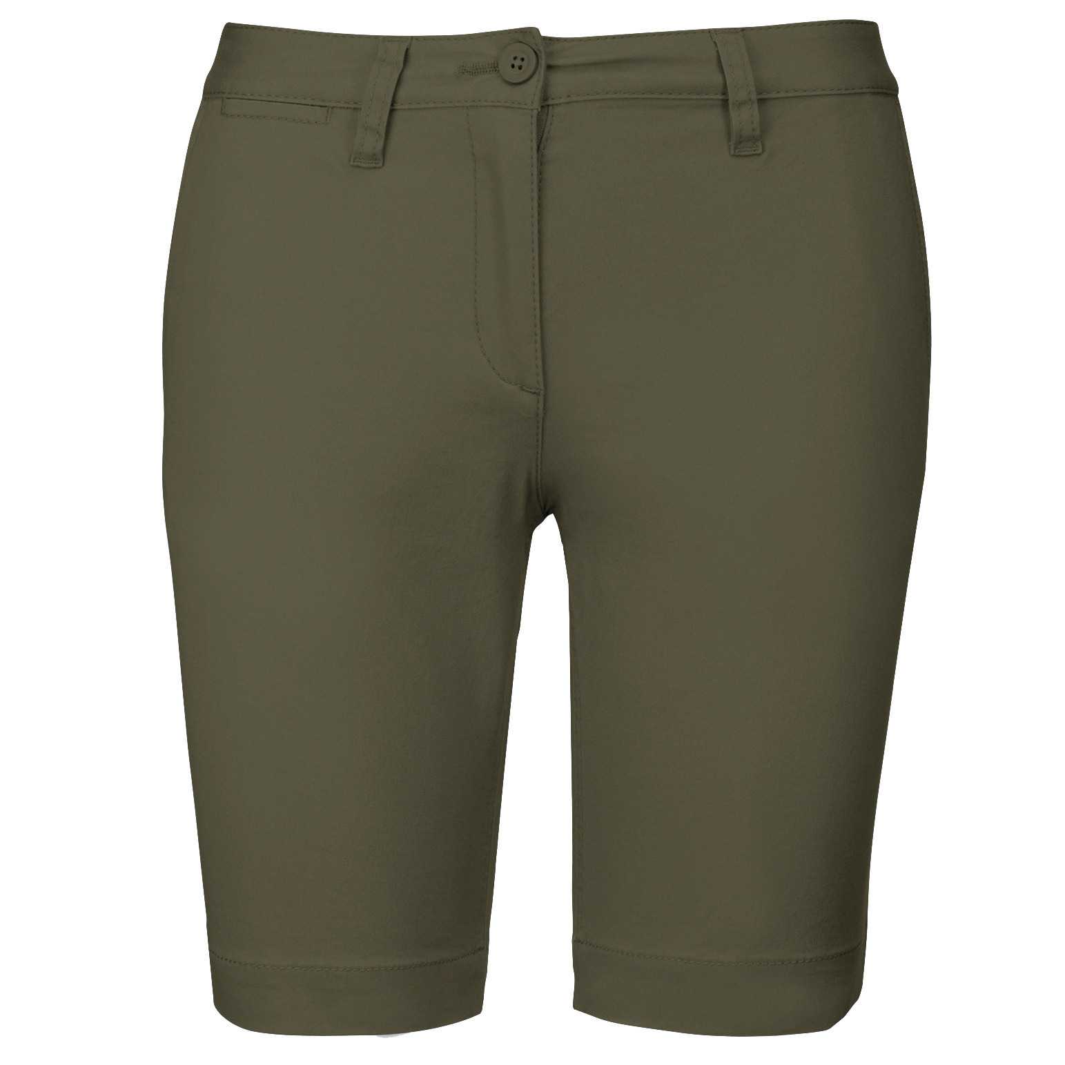 Bermuda chino mujer Light khaki