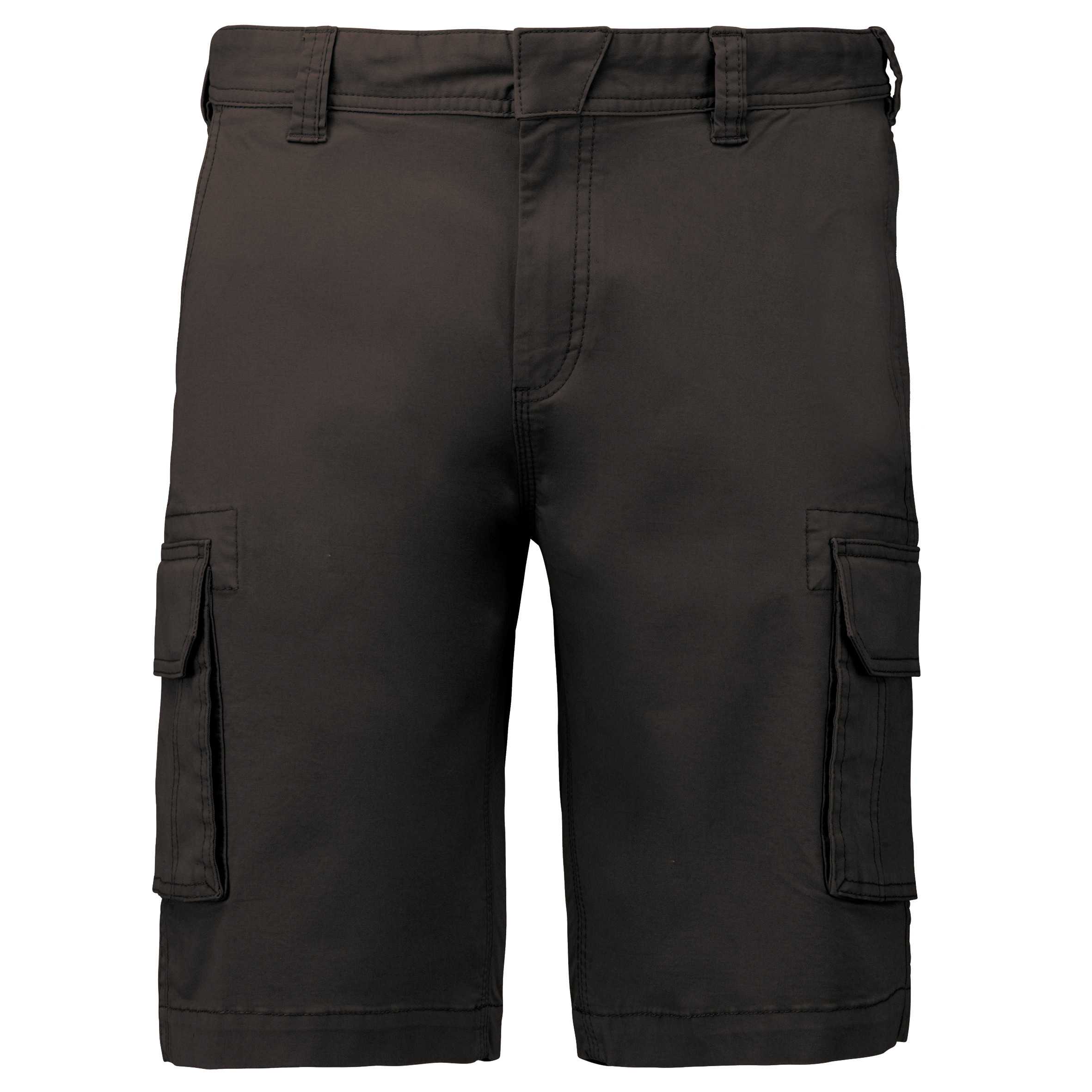 Bermuda multibolsillos hombre Dark Grey