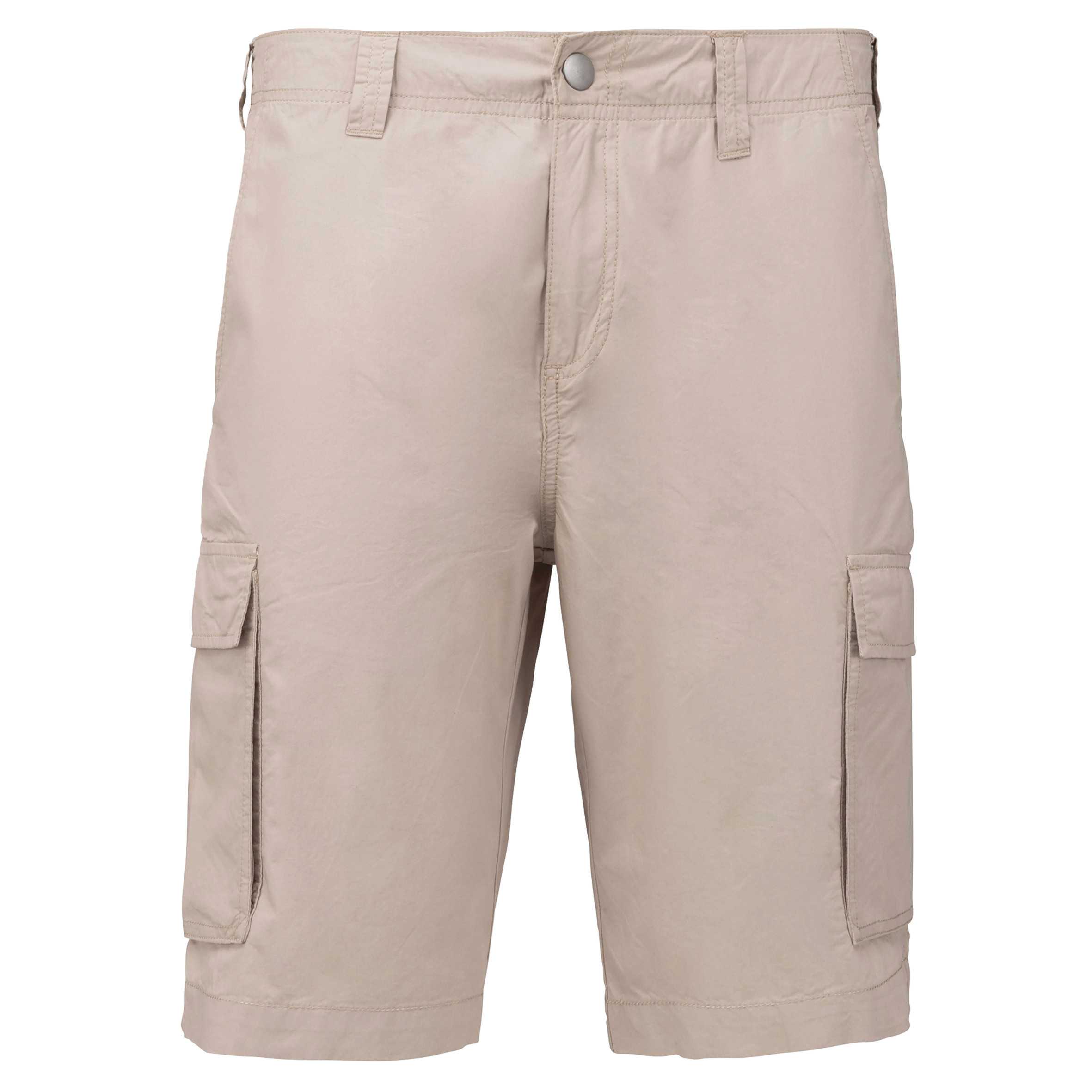 Bermuda ligera multibolsillos para hombre Beige