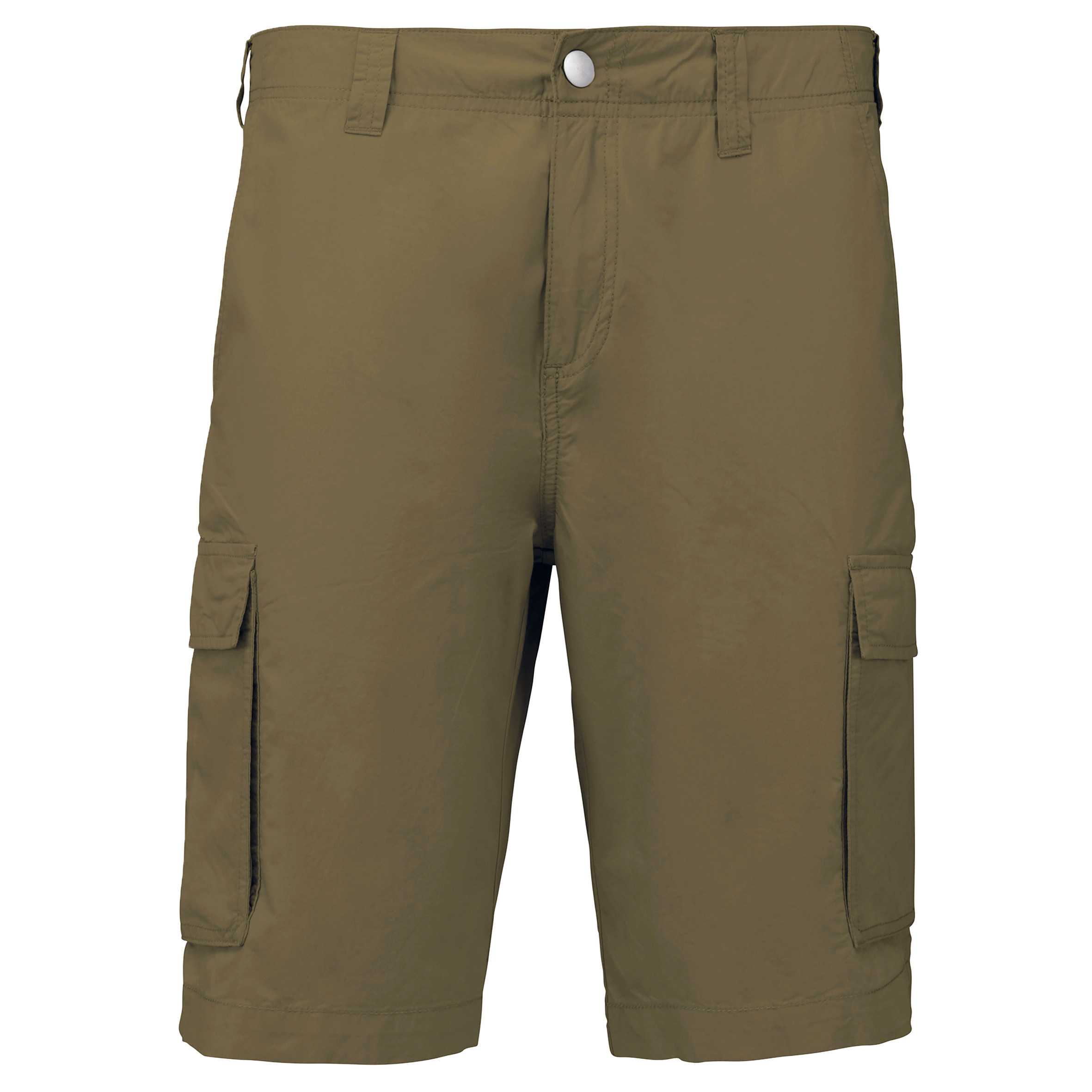 Bermuda ligera multibolsillos para hombre Light khaki