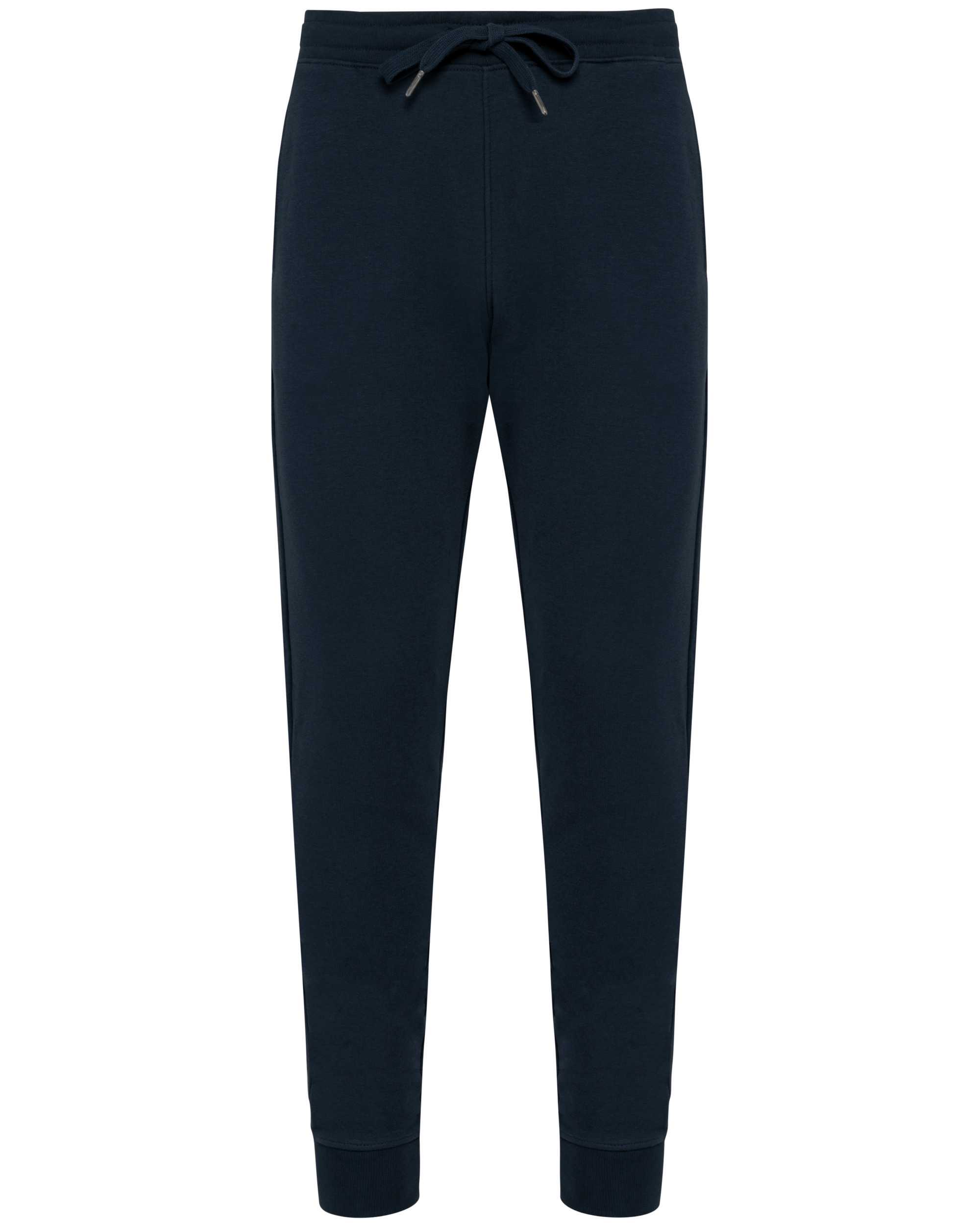 Pantalón felpa no perchado eco-responsable hombre Navy