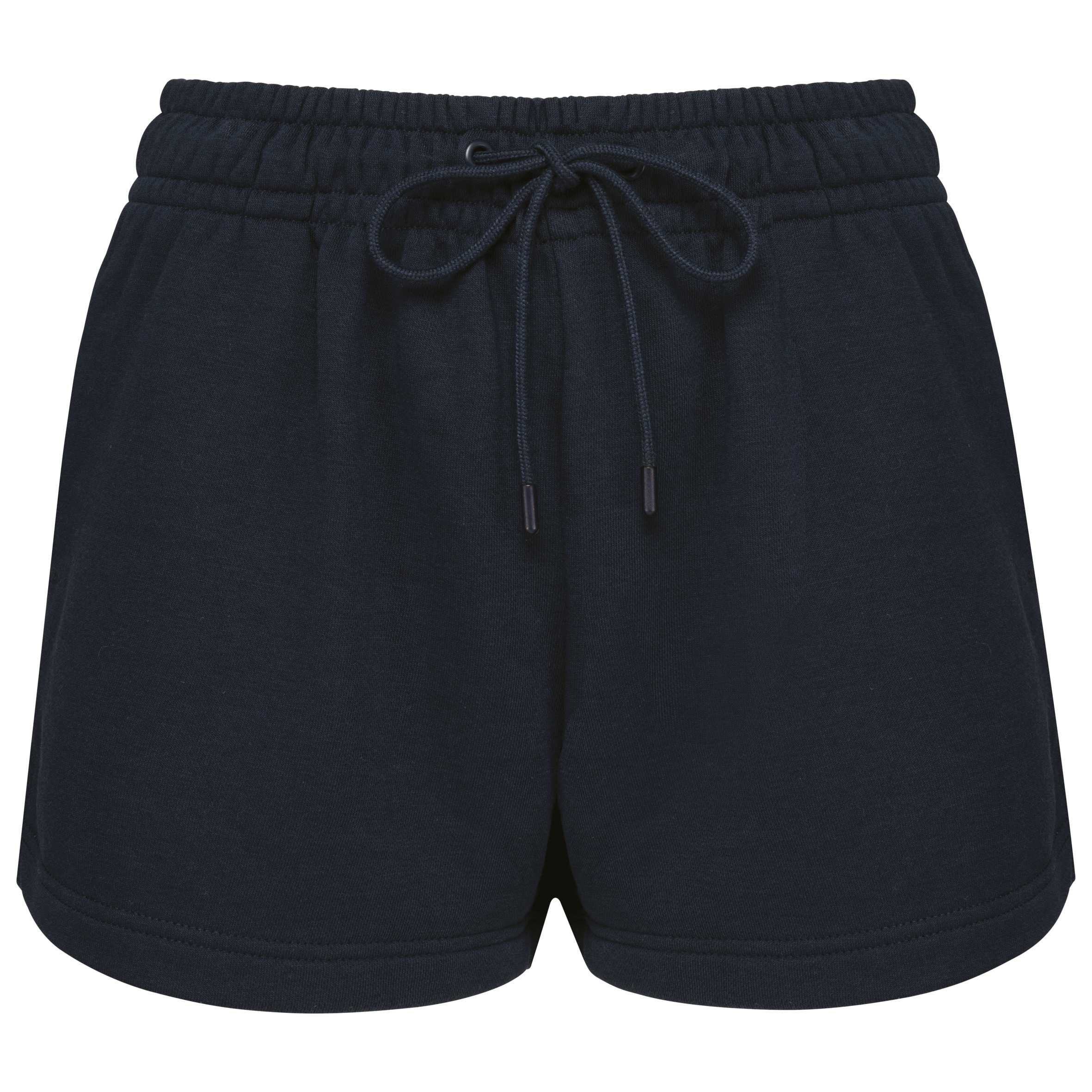 Short ecorresponsable de felpa no perchada mujer<br/> Navy