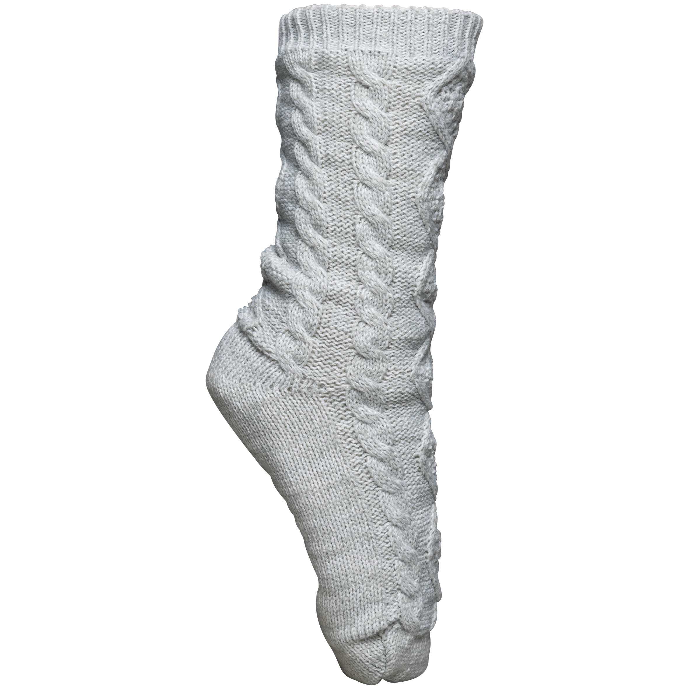 Calcetines Lounge - forro borreguito Snow Grey melange