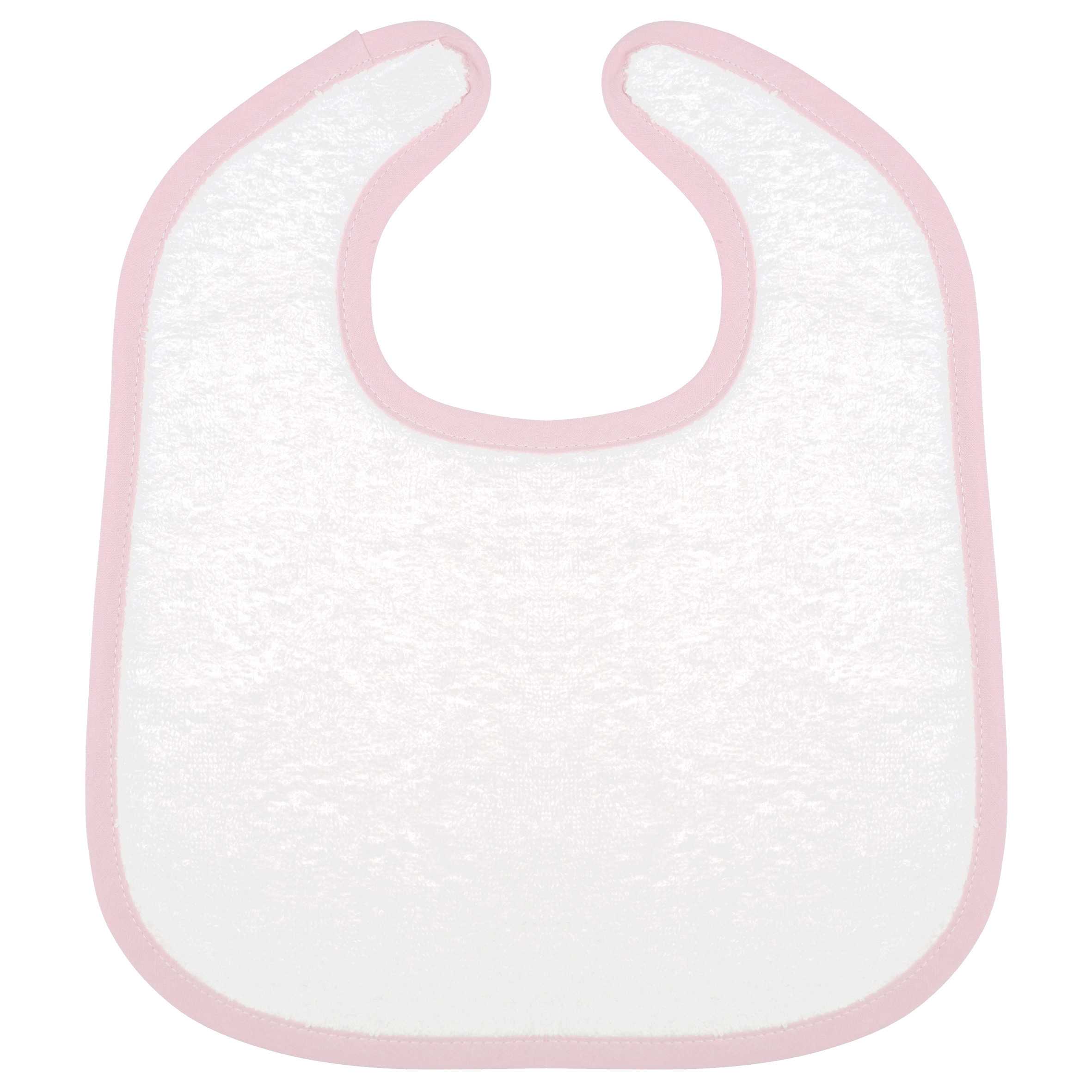 BABERO DE RIZO Bebé White / Pink