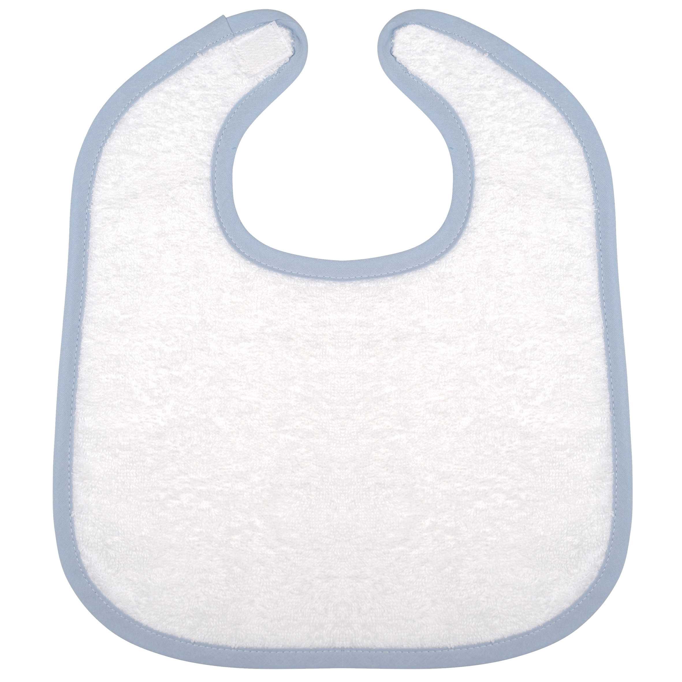 BABERO DE RIZO Bebé White / Sky Blue
