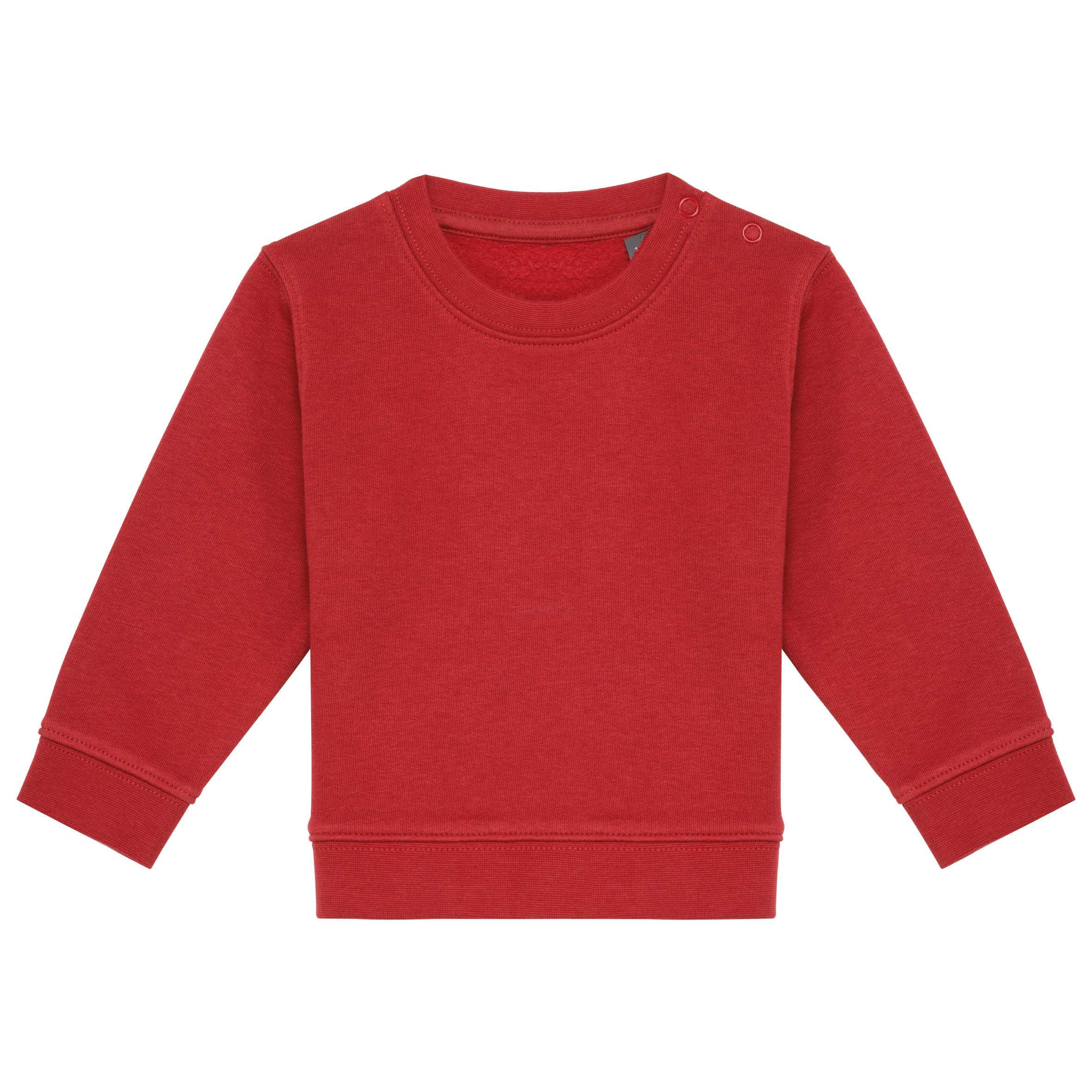 Sudadera ecorresponsable bebé Terracotta Red
