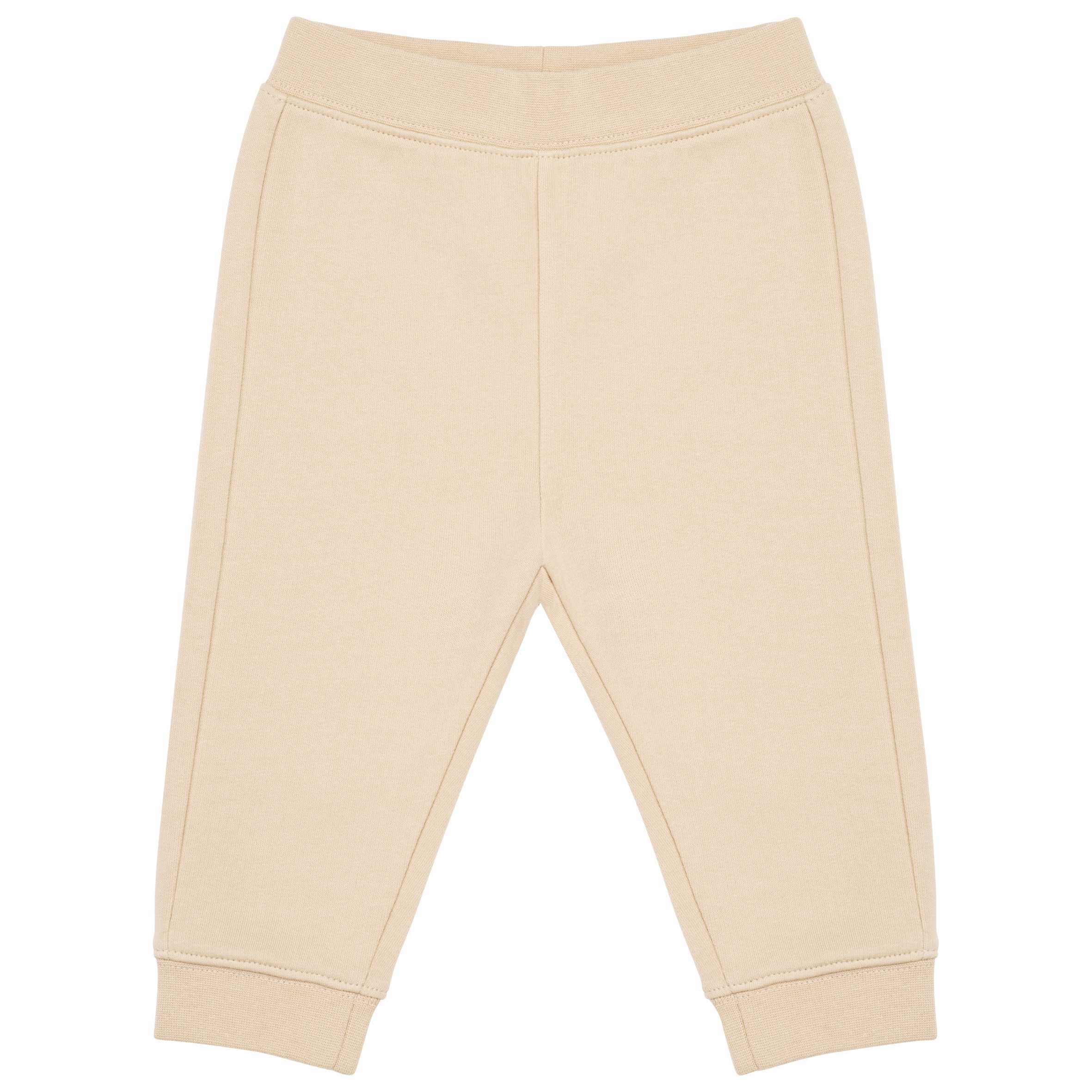 Pantalón de felpa ecorresponsable bebé Light Sand