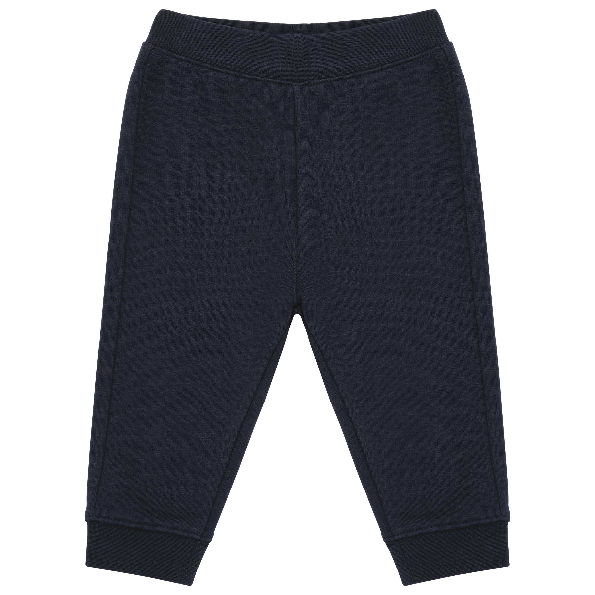 Pantalón de felpa ecorresponsable bebé Navy