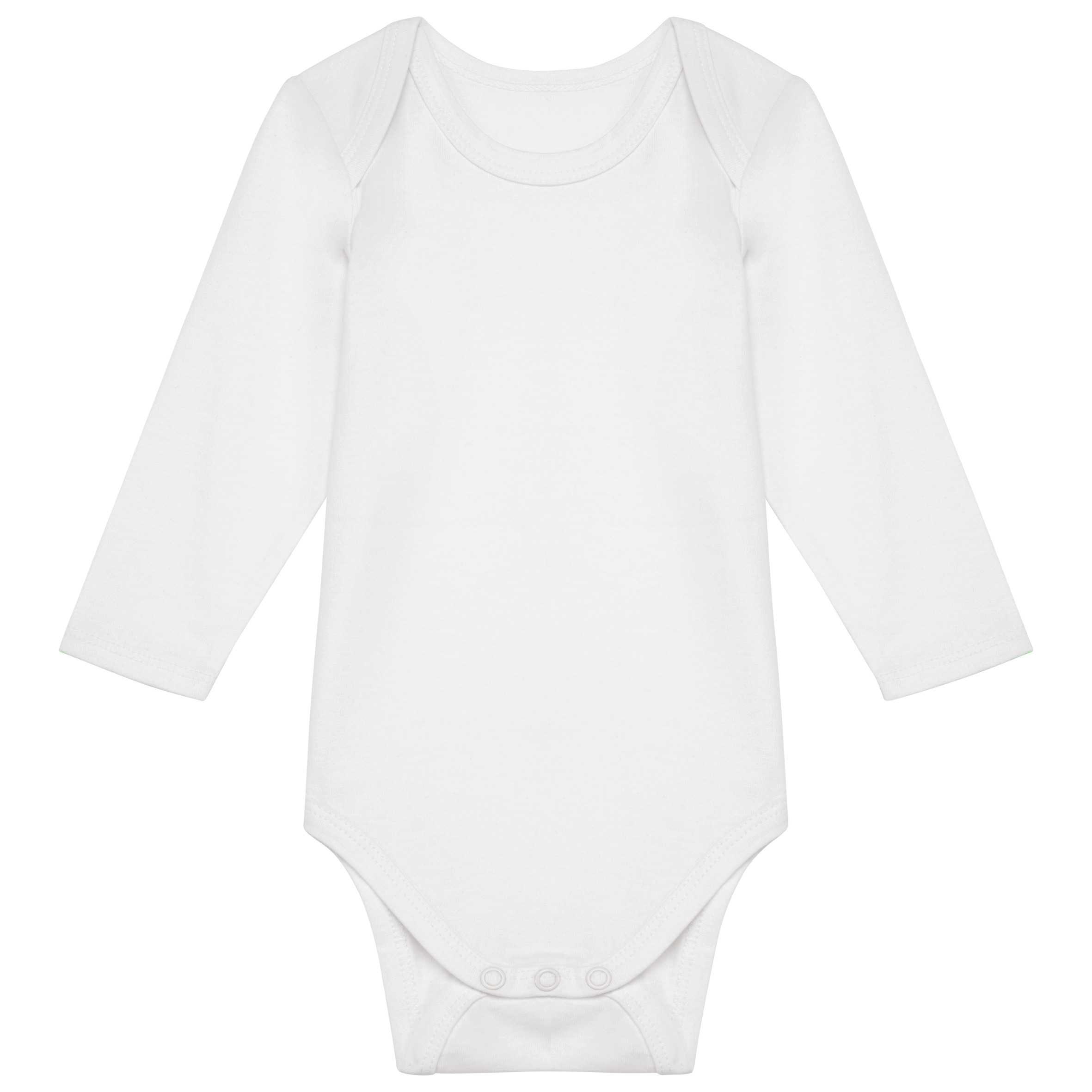 Body de algodón bio bebé White