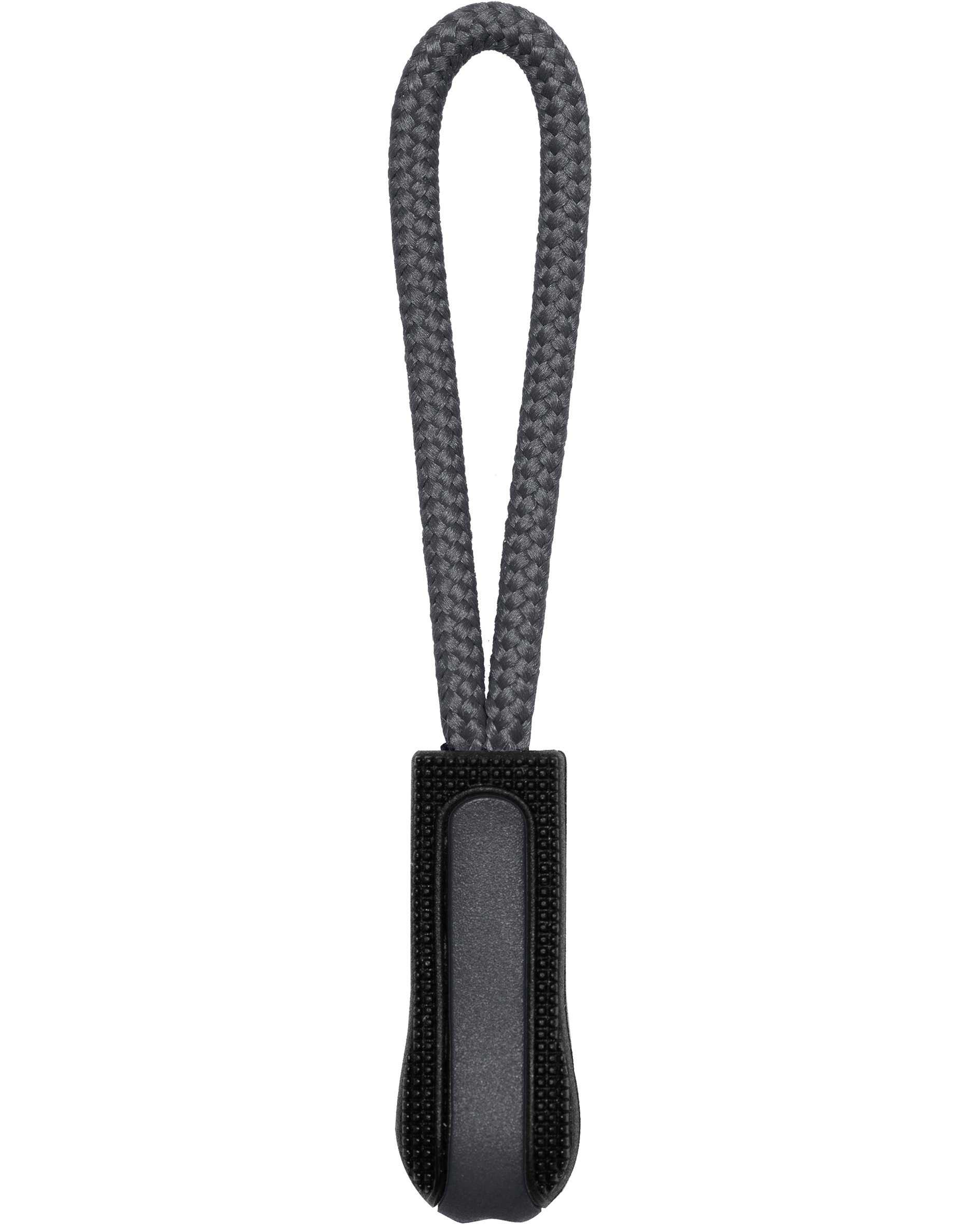 Tirador de cremallera Black / Convoy Grey
