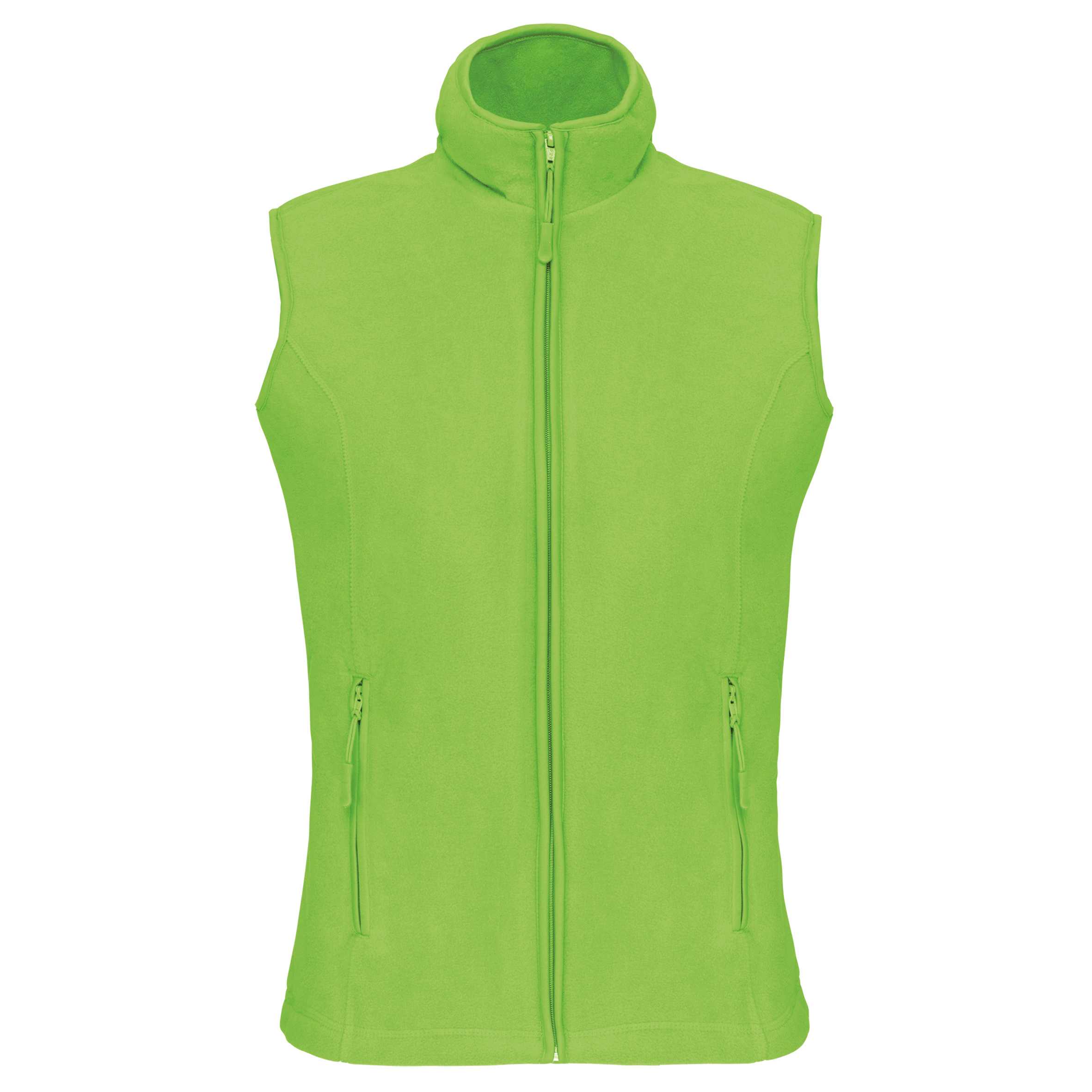 Chaleco micropolar mujer Lime