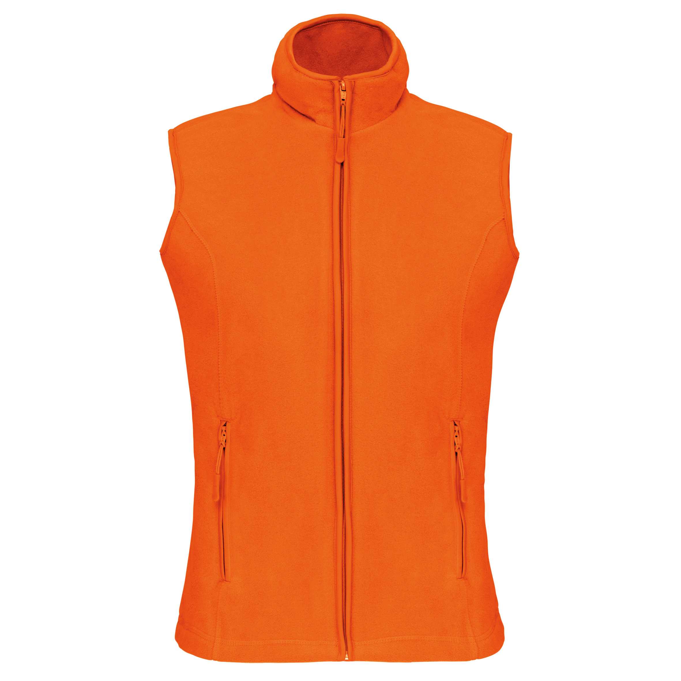 Chaleco micropolar mujer Orange