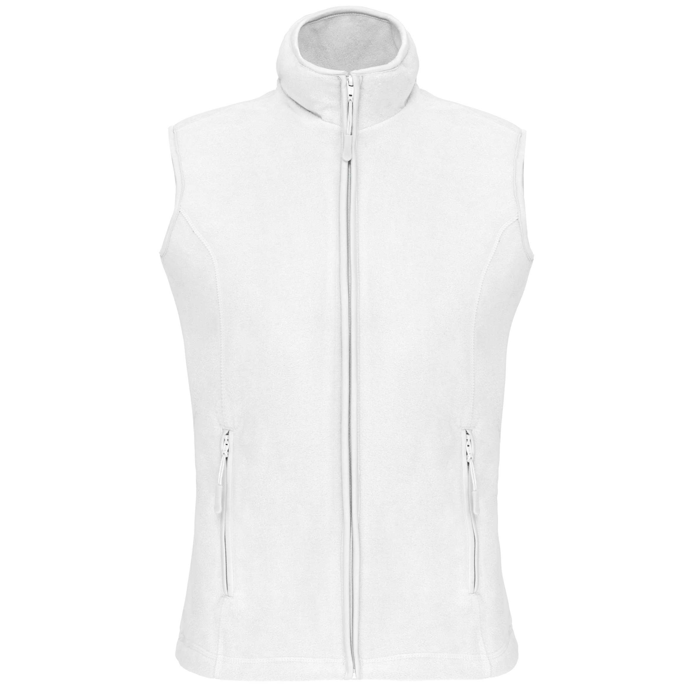 Chaleco micropolar mujer White