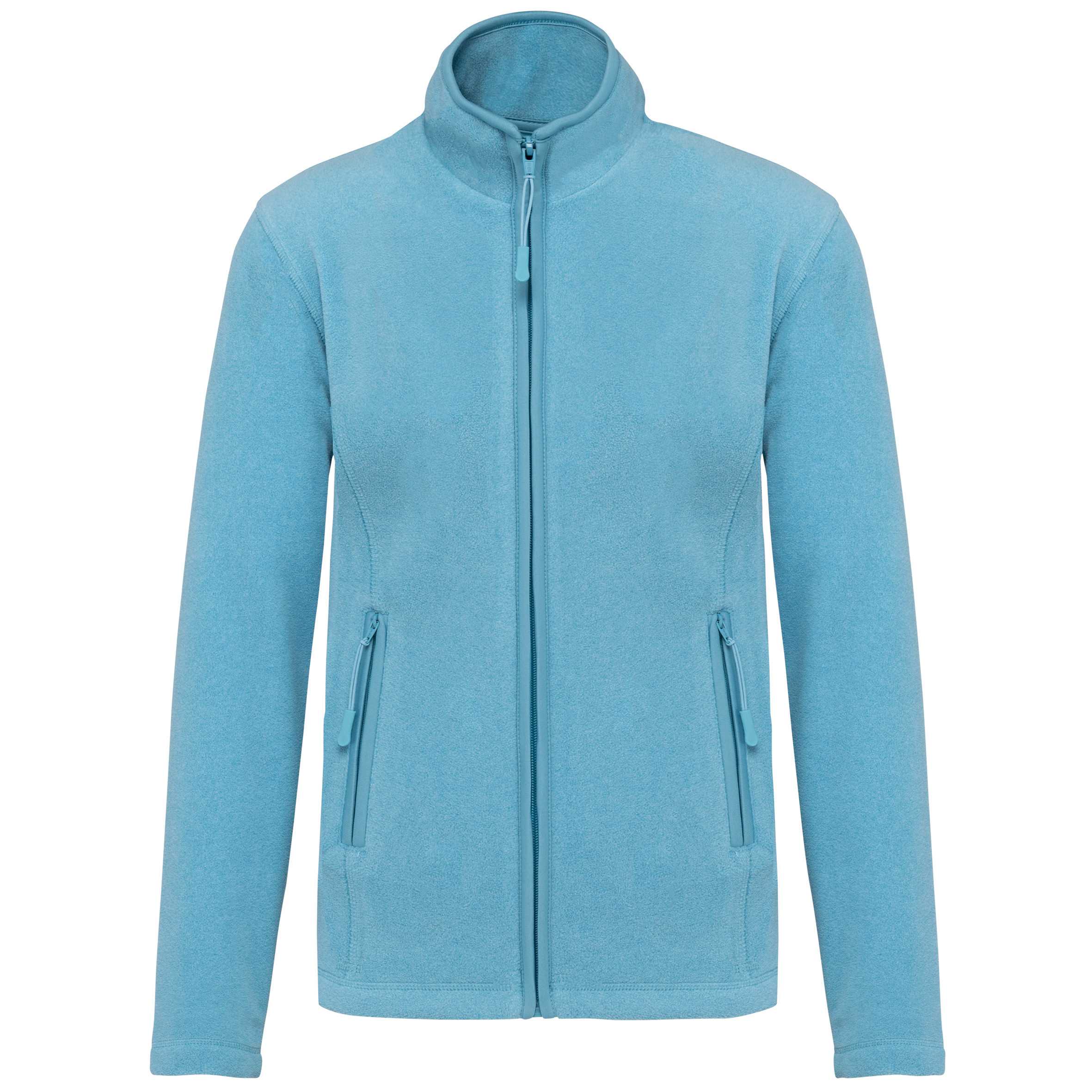 Chaqueta micropolar con cremallera mujer Cloudy blue heather