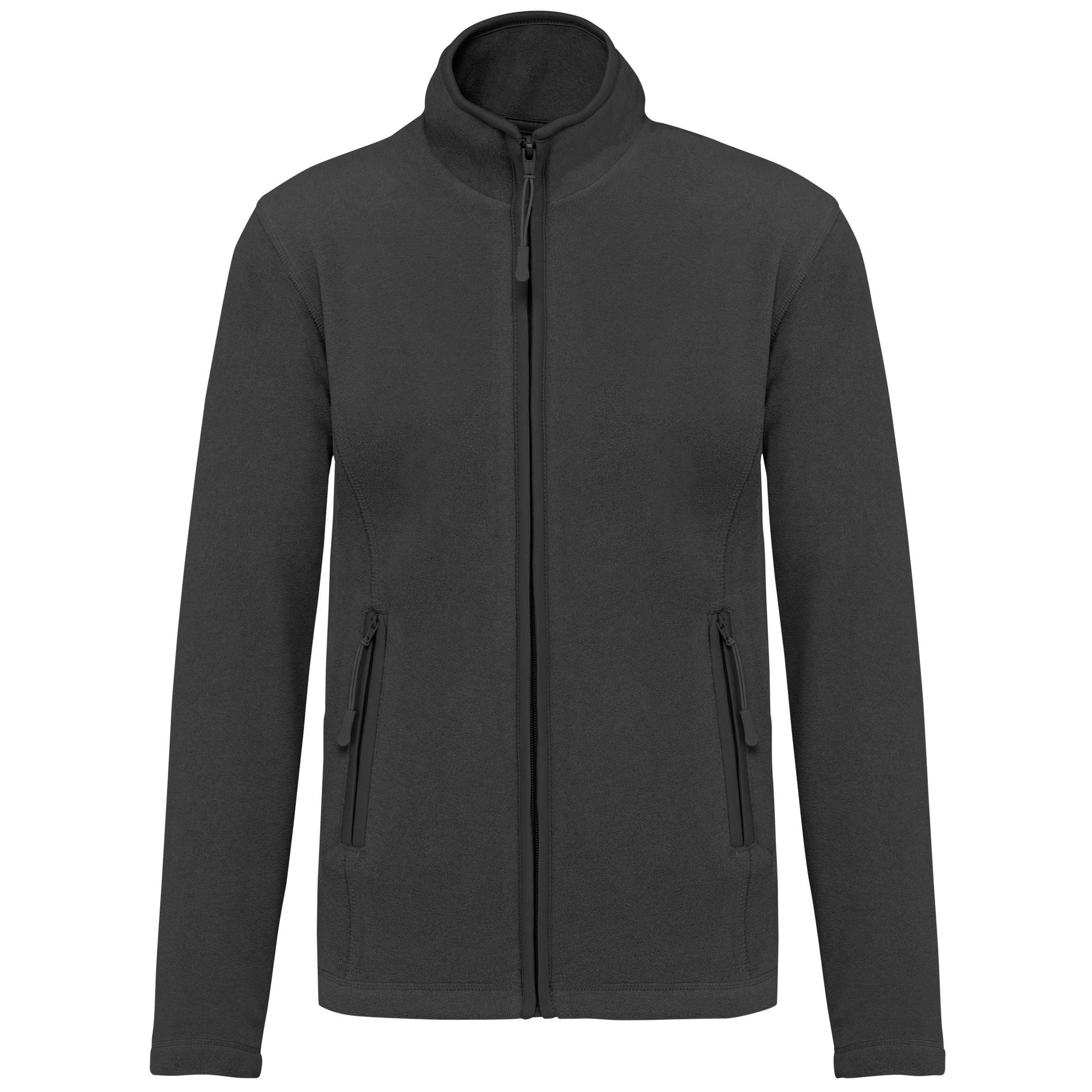 Chaqueta micropolar con cremallera mujer Dark Grey