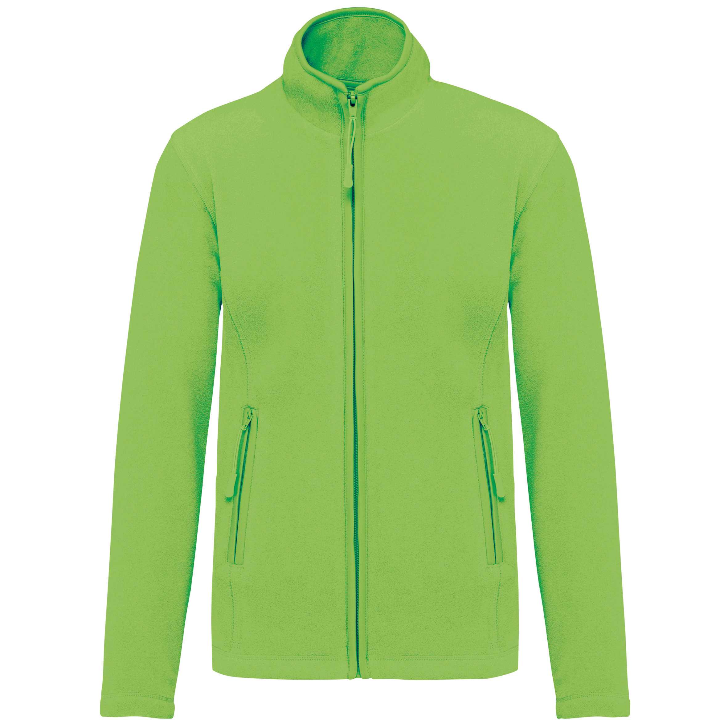 Chaqueta micropolar con cremallera mujer Lime