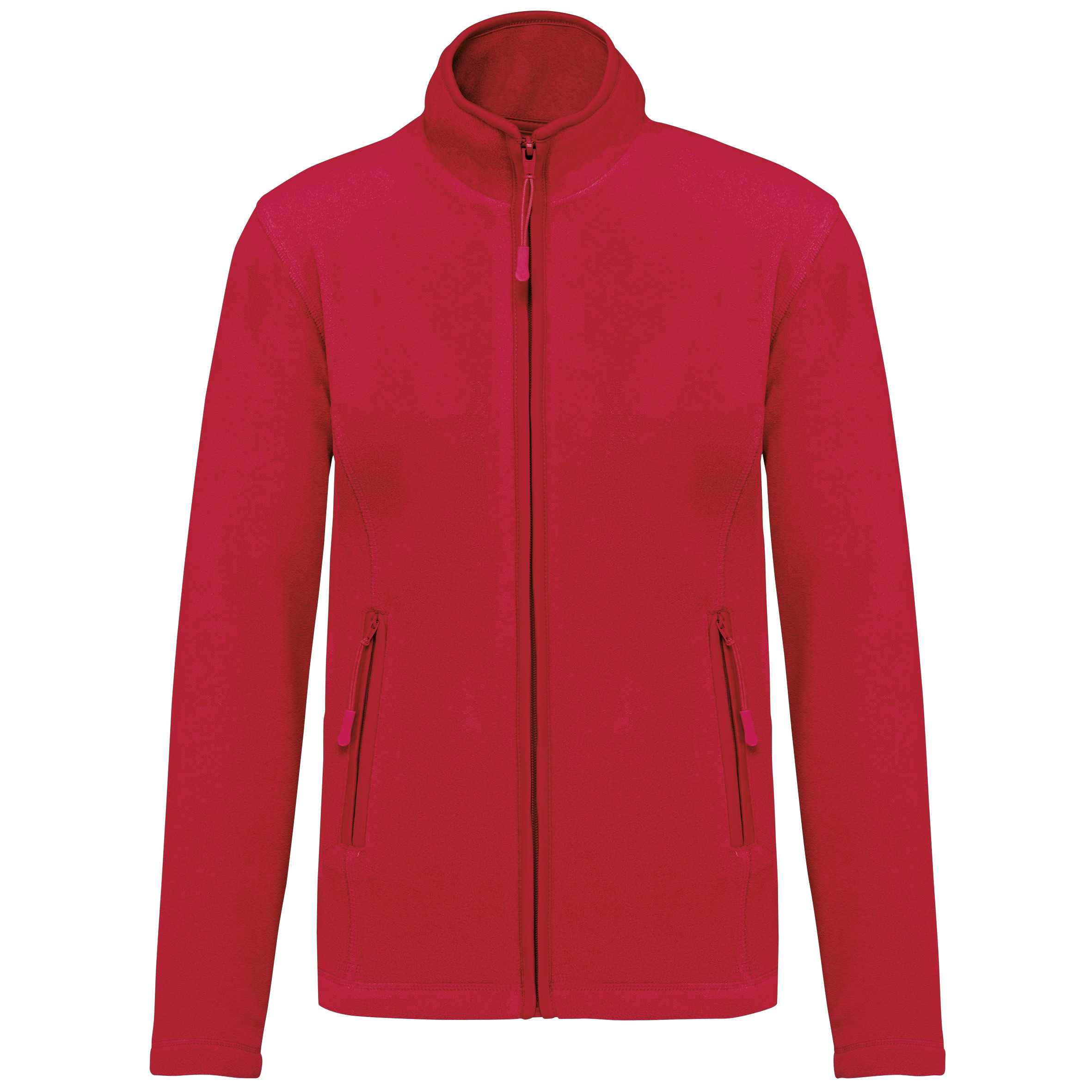 Chaqueta micropolar con cremallera mujer Red