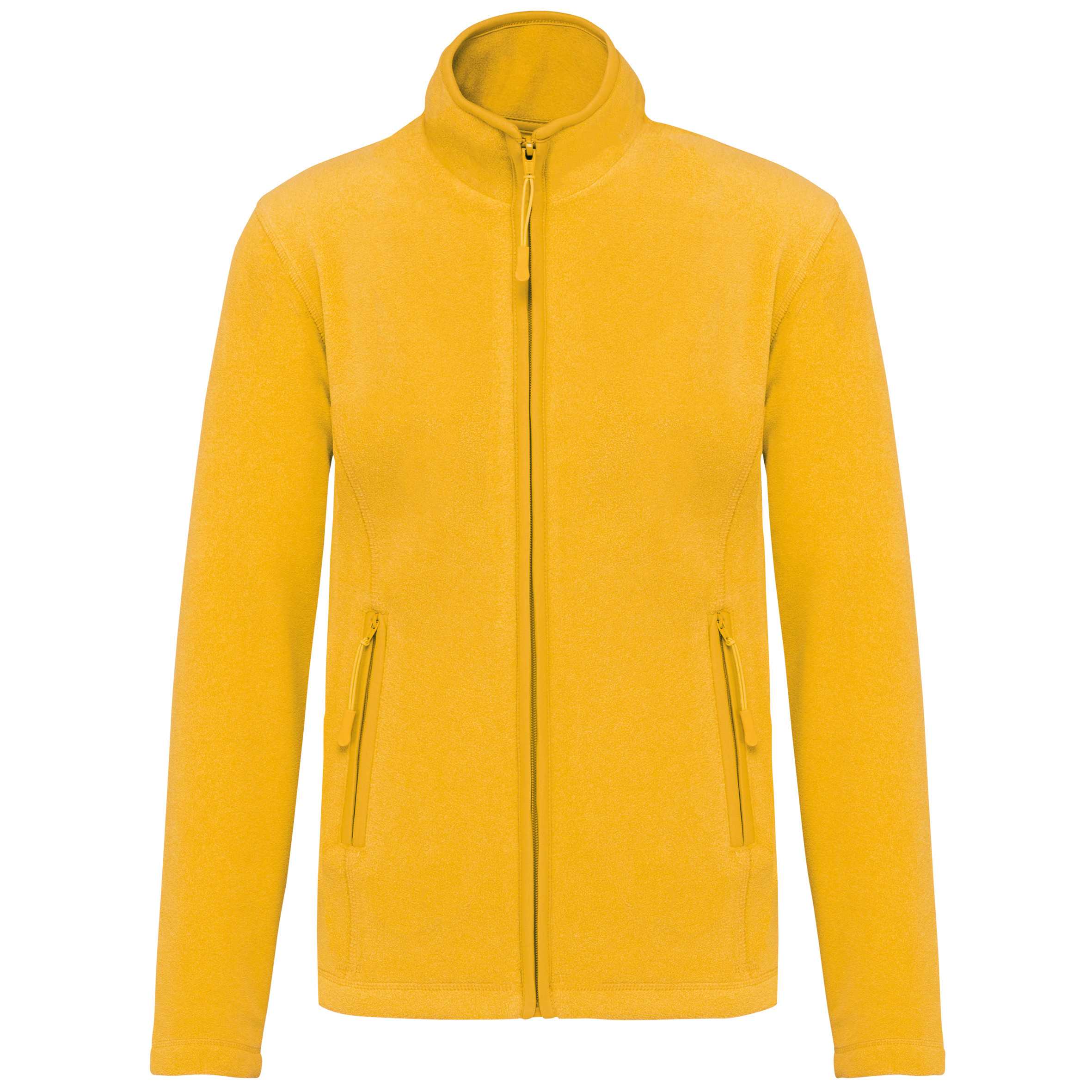 Chaqueta micropolar con cremallera mujer Yellow