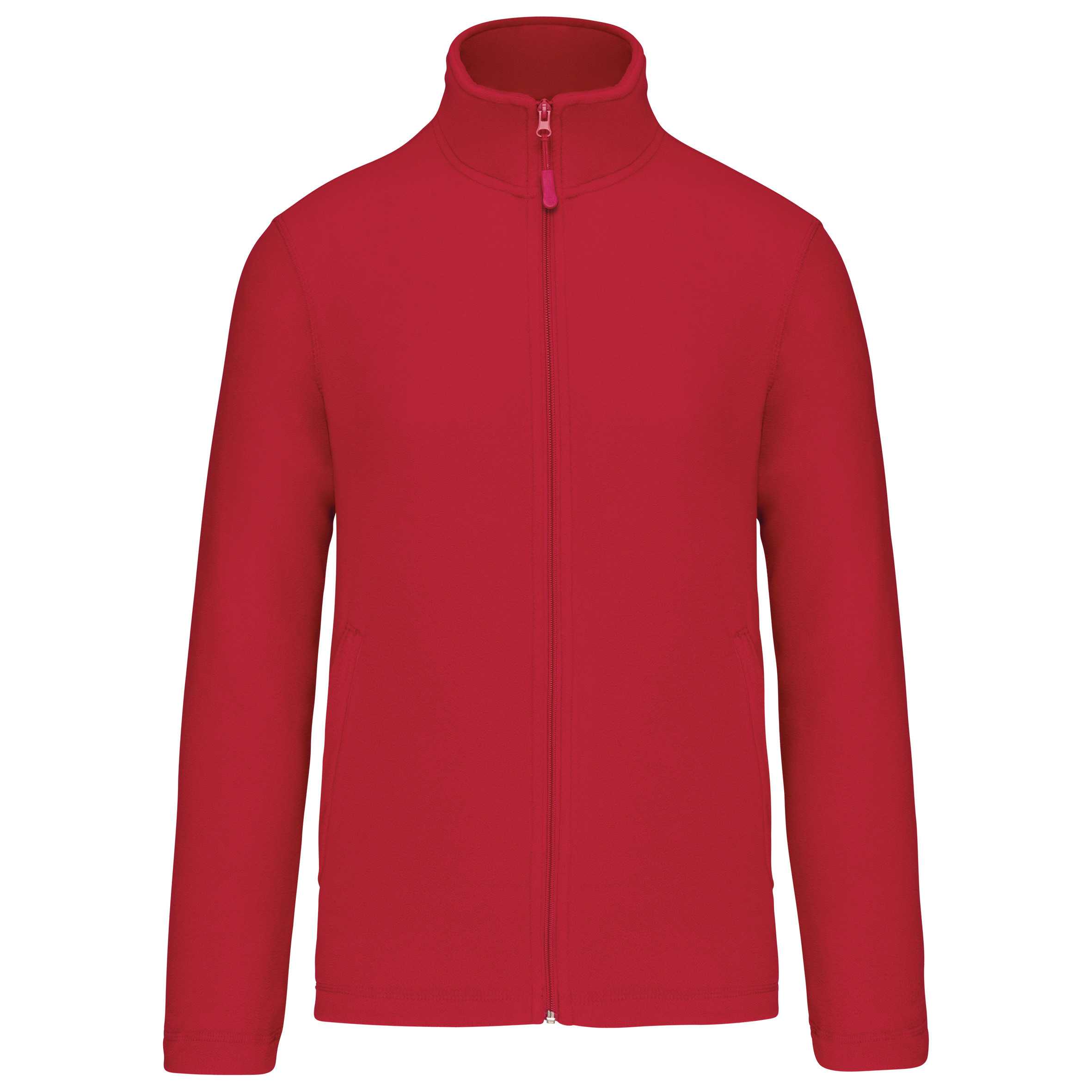 Chaqueta micropolar con cremallera unisex Red