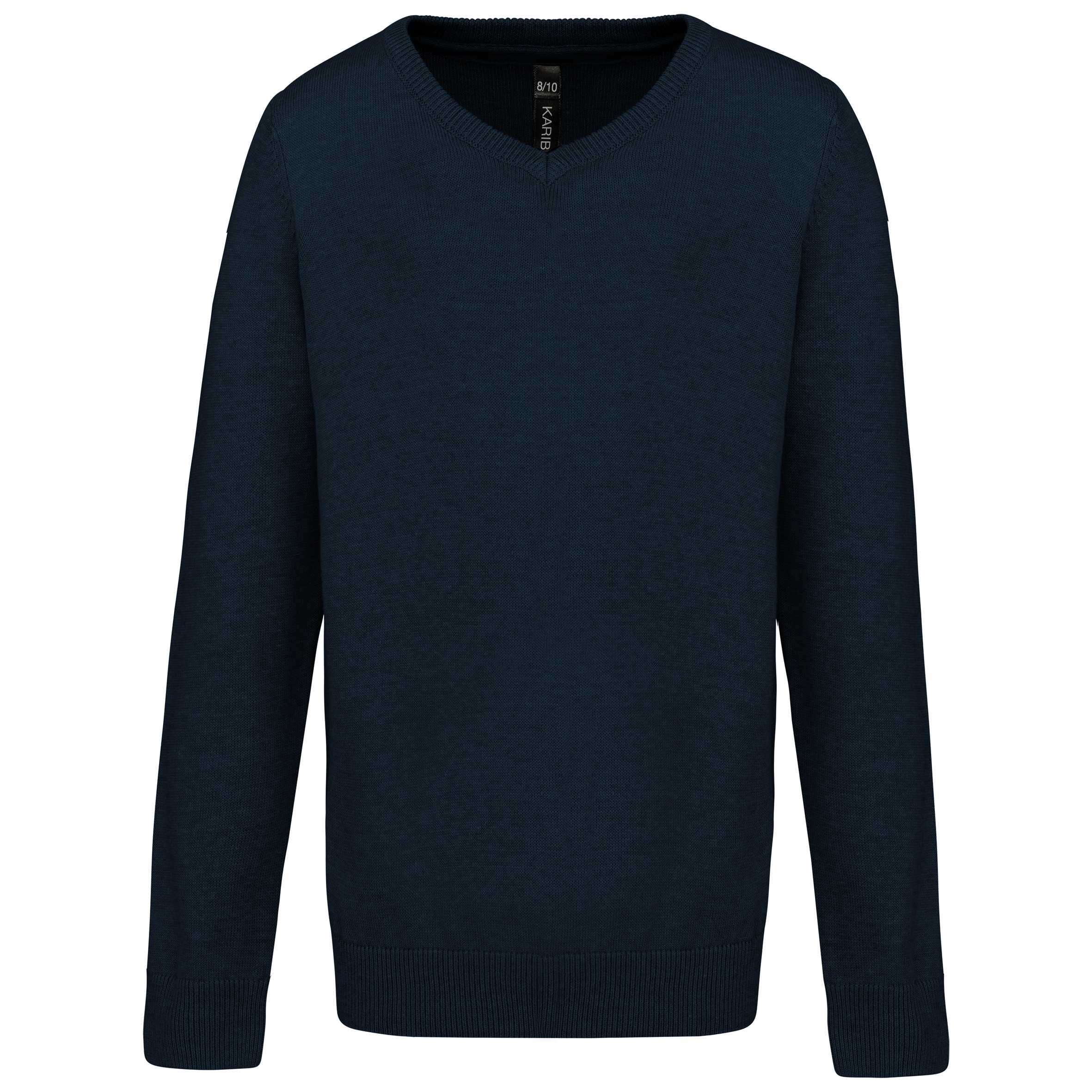 Jersey cuello de pico niños Navy