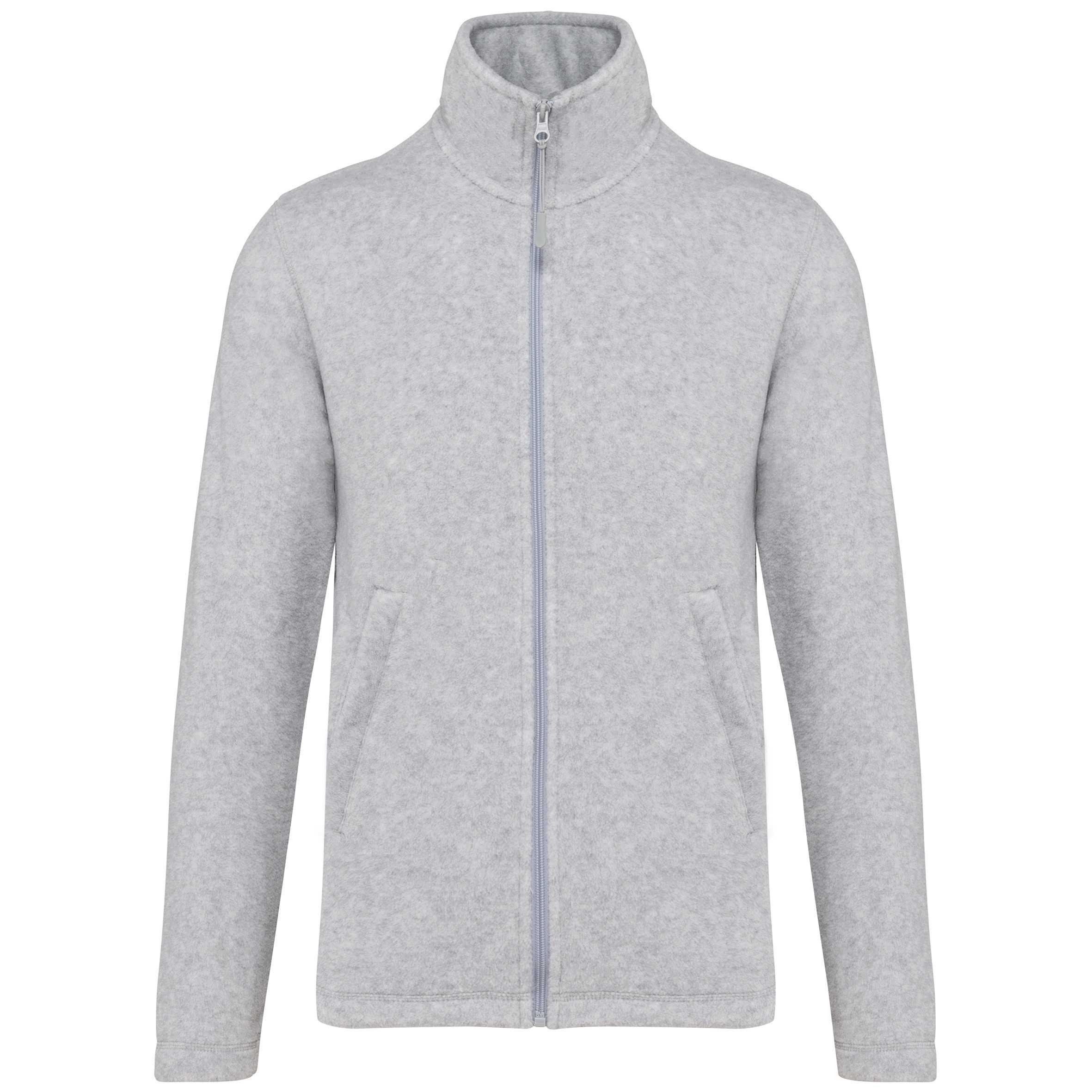 Chaqueta micropolar con cremallera hombre Ash Heather