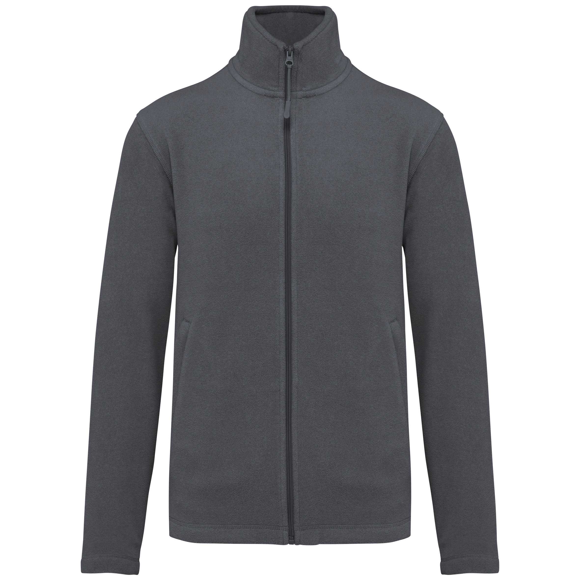 Chaqueta micropolar con cremallera hombre Convoy Grey