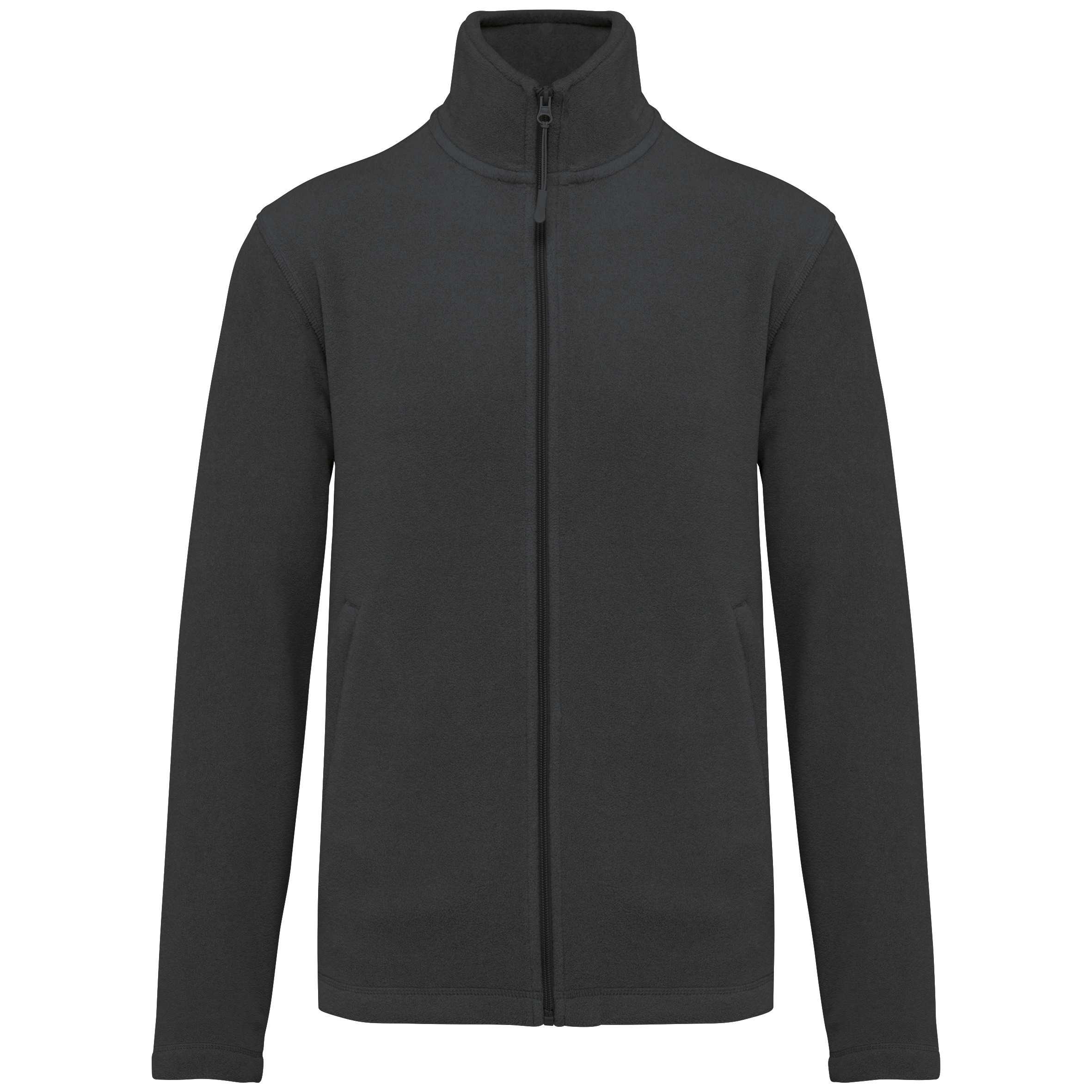 Chaqueta micropolar con cremallera hombre Dark Grey
