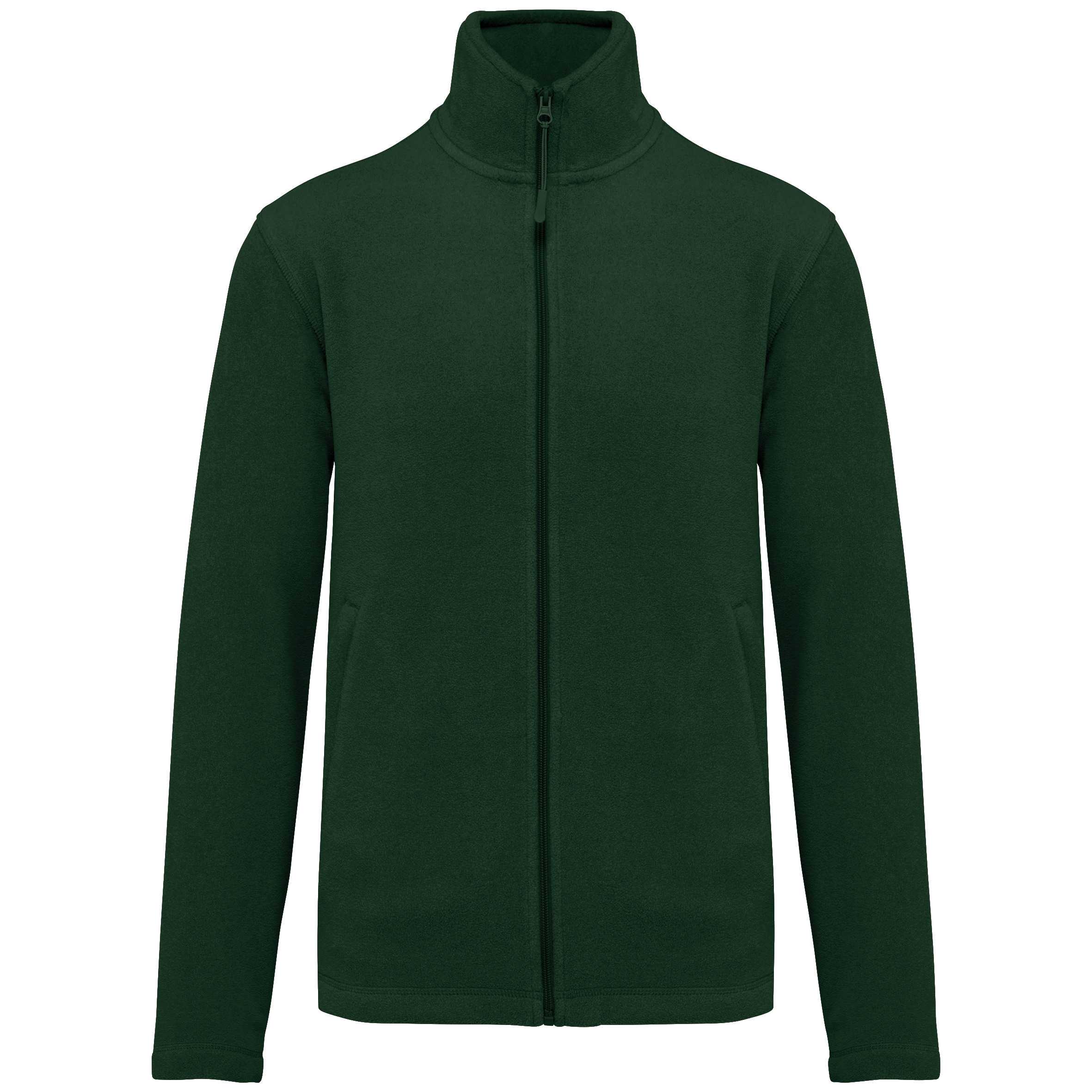 Chaqueta micropolar con cremallera hombre Forest Green