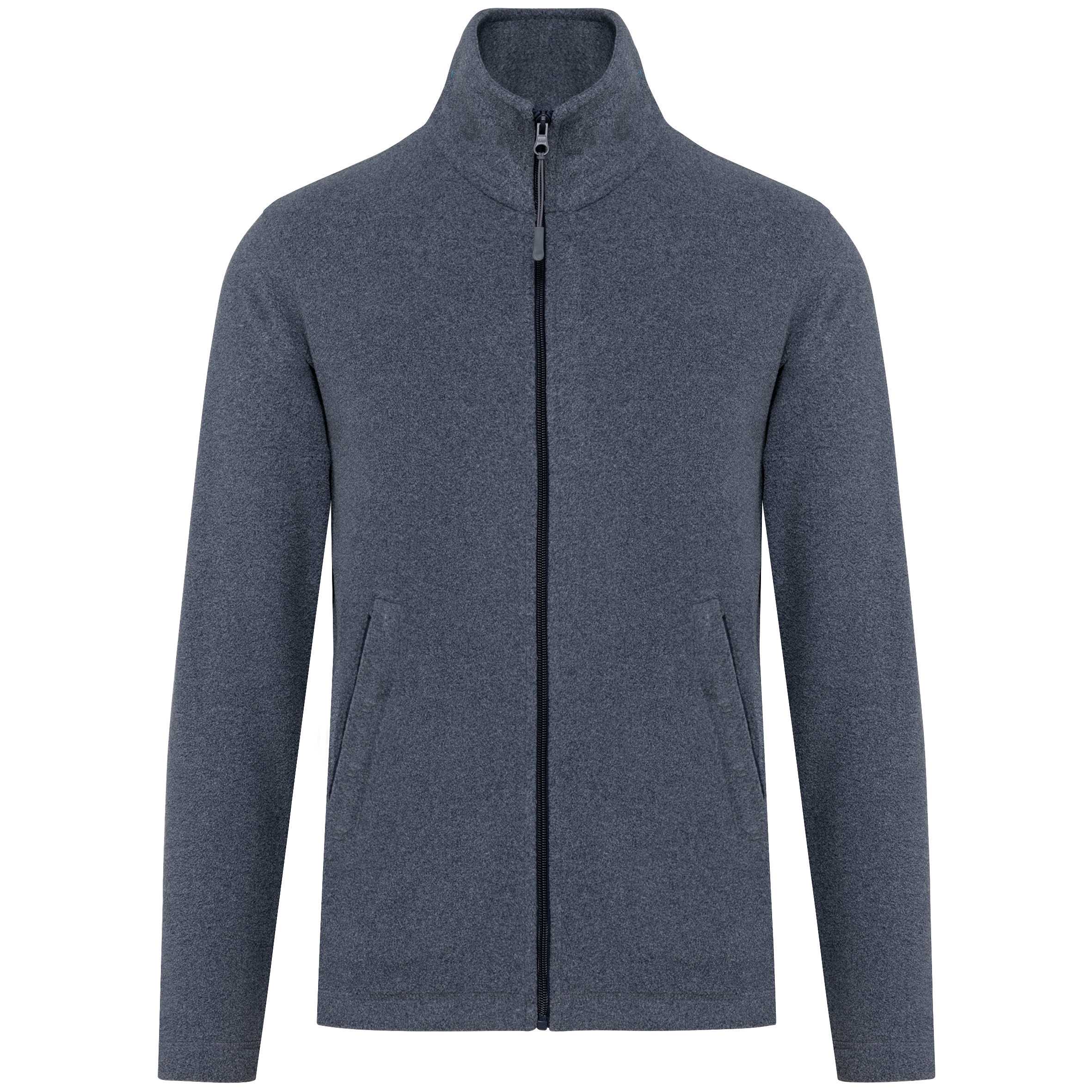Chaqueta micropolar con cremallera hombre French Navy Heather