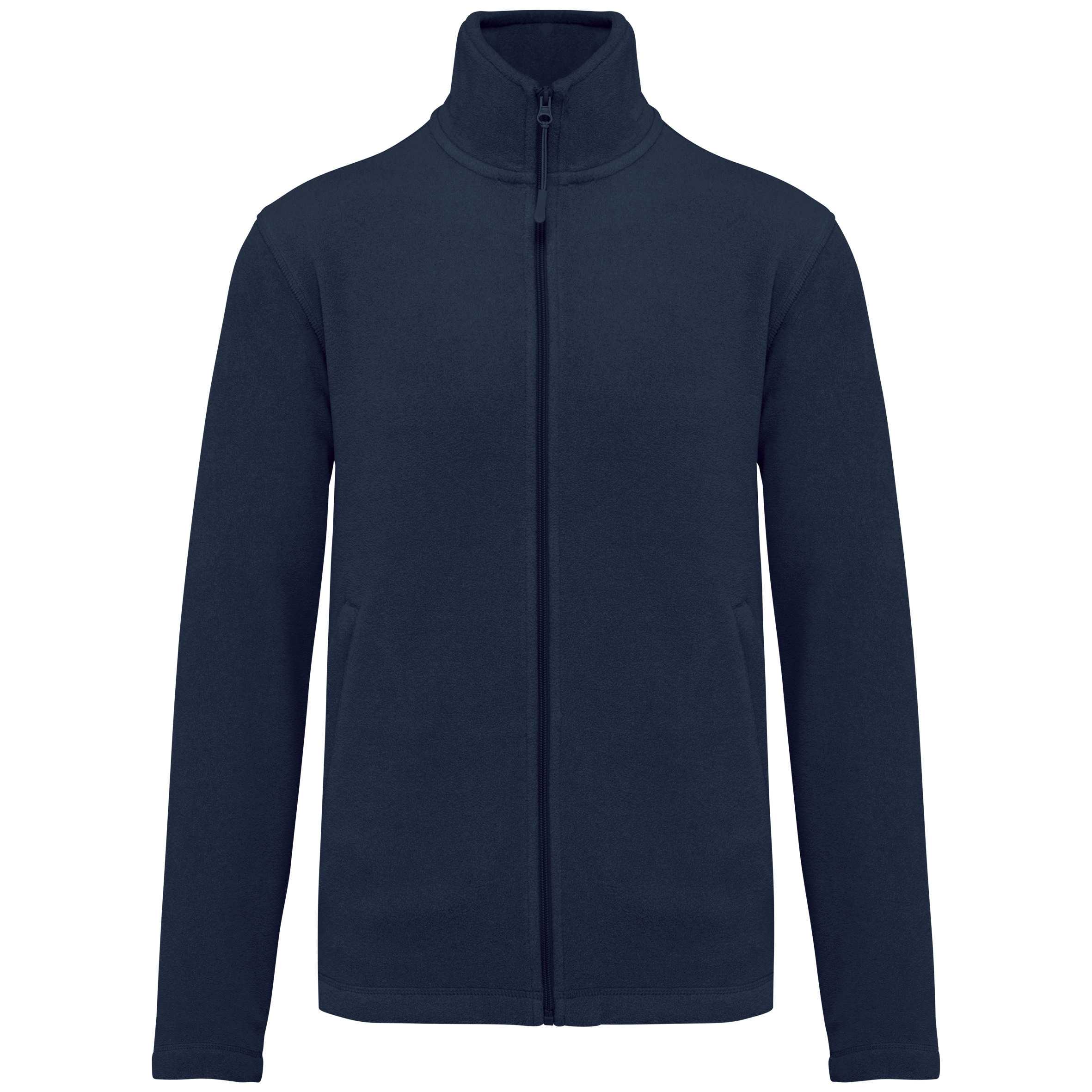 Chaqueta micropolar con cremallera hombre Navy