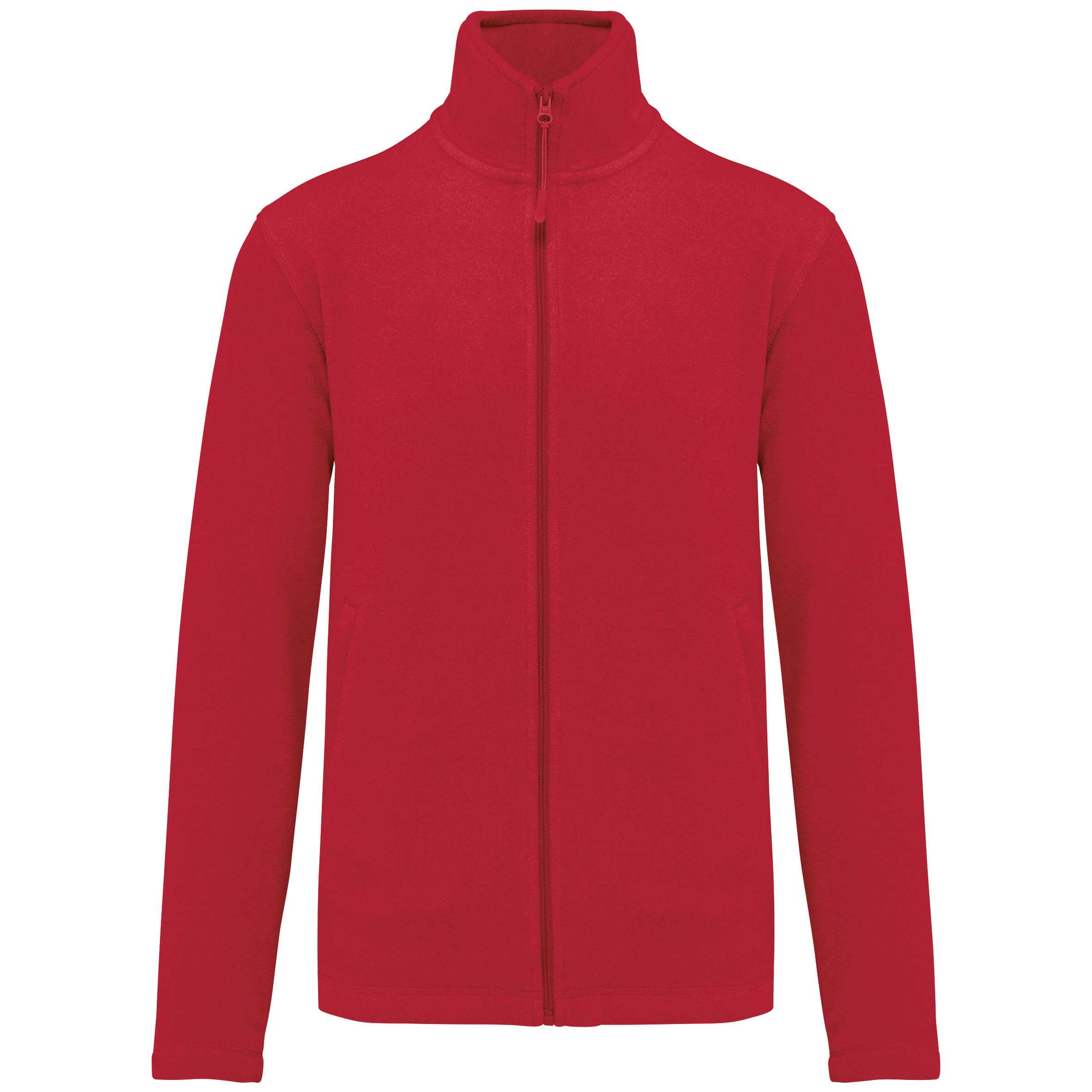 Chaqueta micropolar con cremallera hombre Red