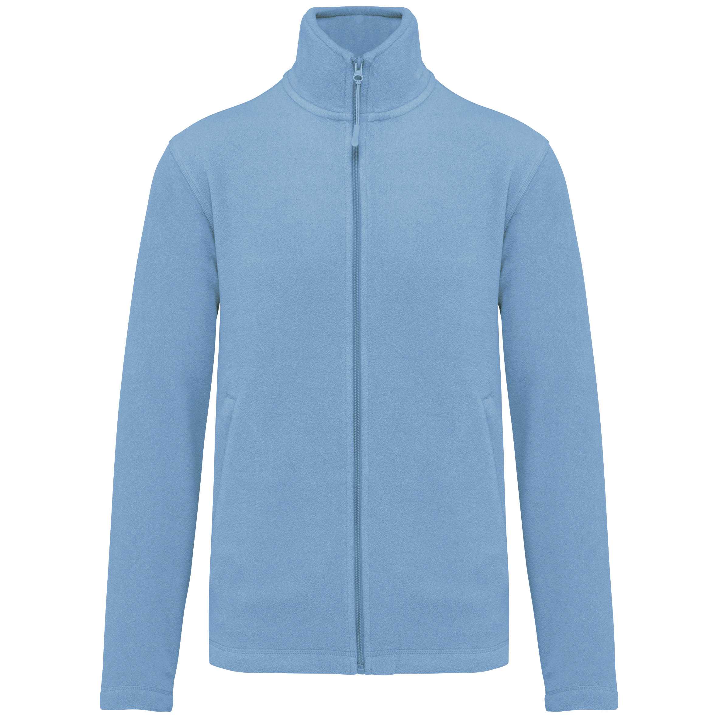 Chaqueta micropolar con cremallera hombre Sky Blue