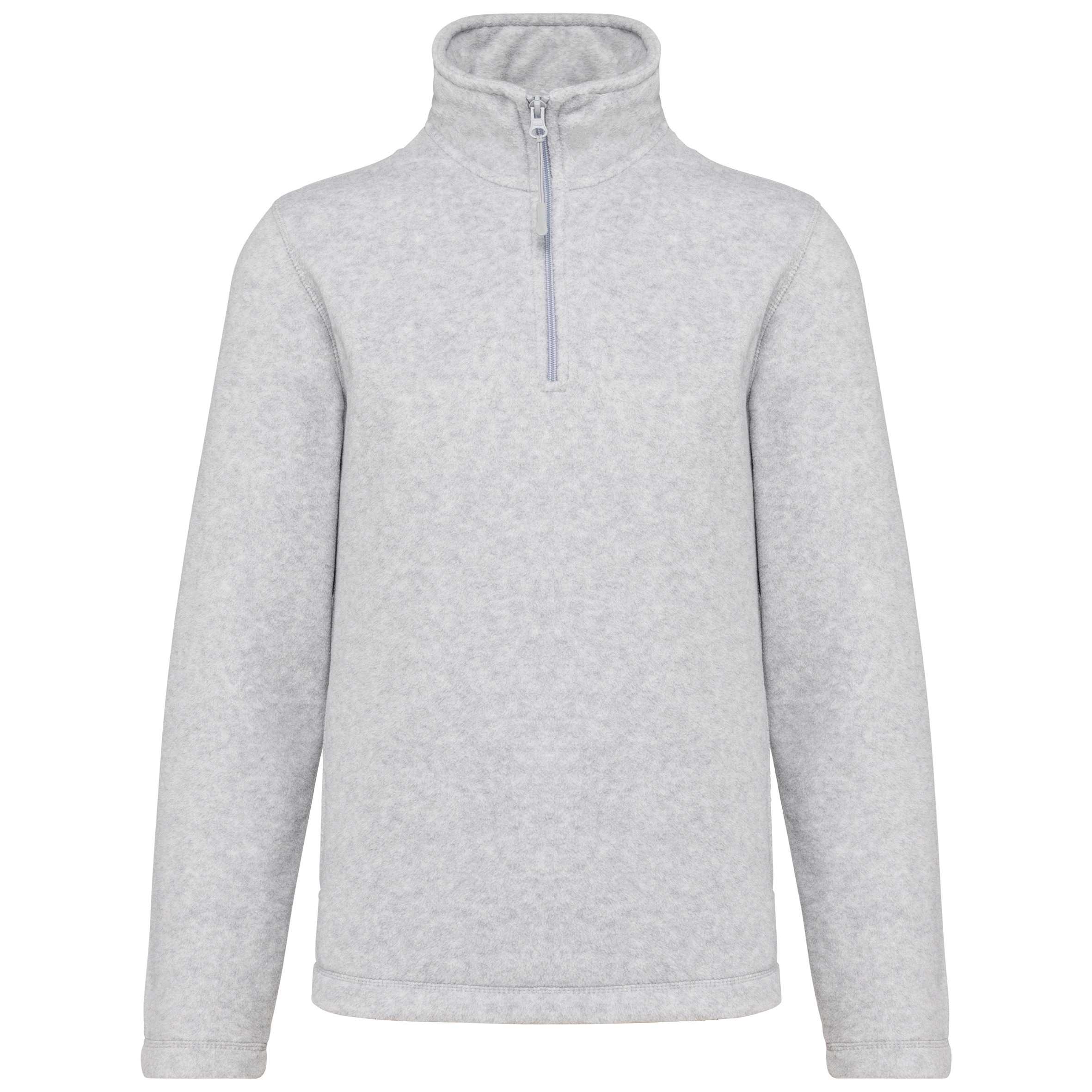 ENZO - Micropolar 1/4 Cremallera Ash Heather