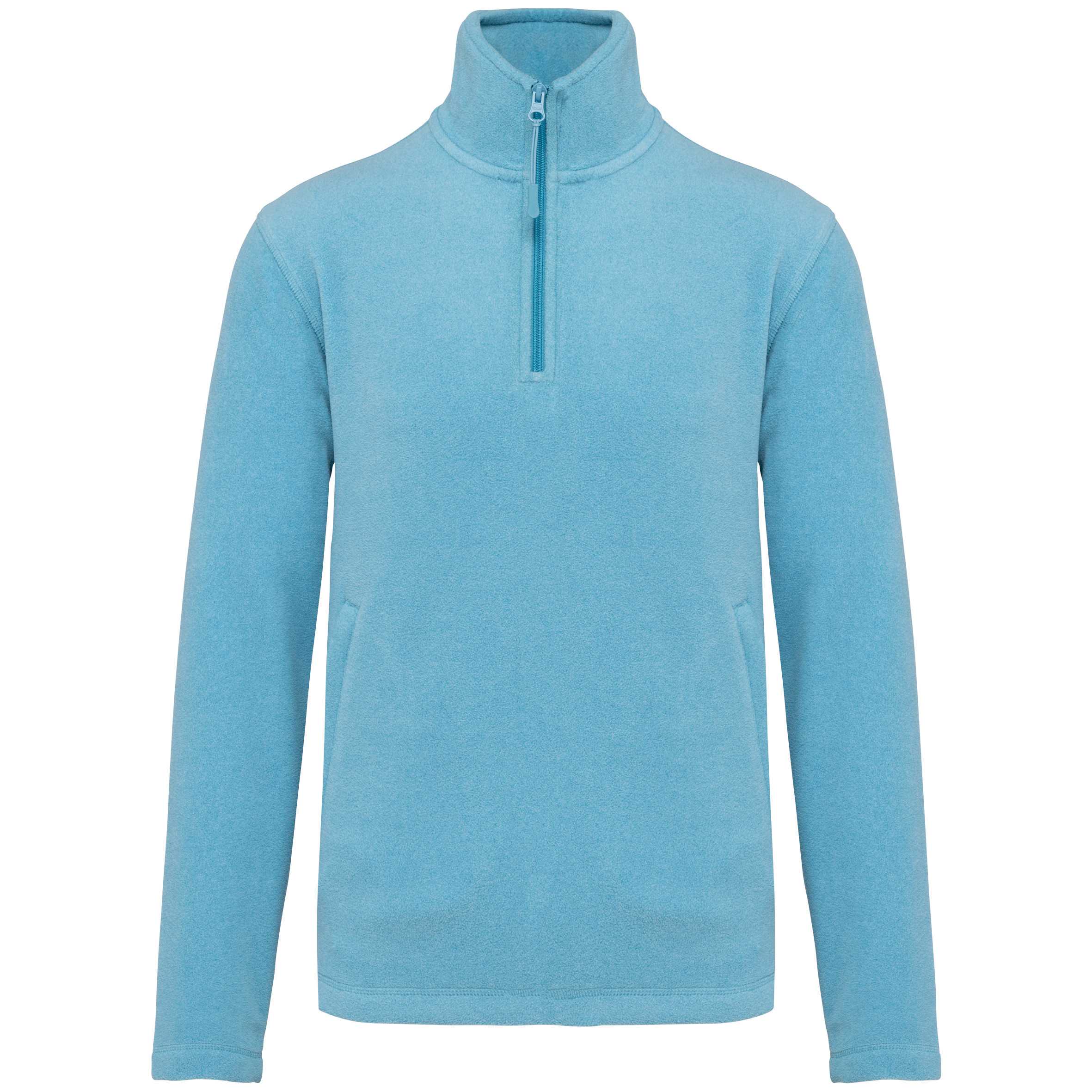 ENZO - Micropolar 1/4 Cremallera Cloudy blue heather