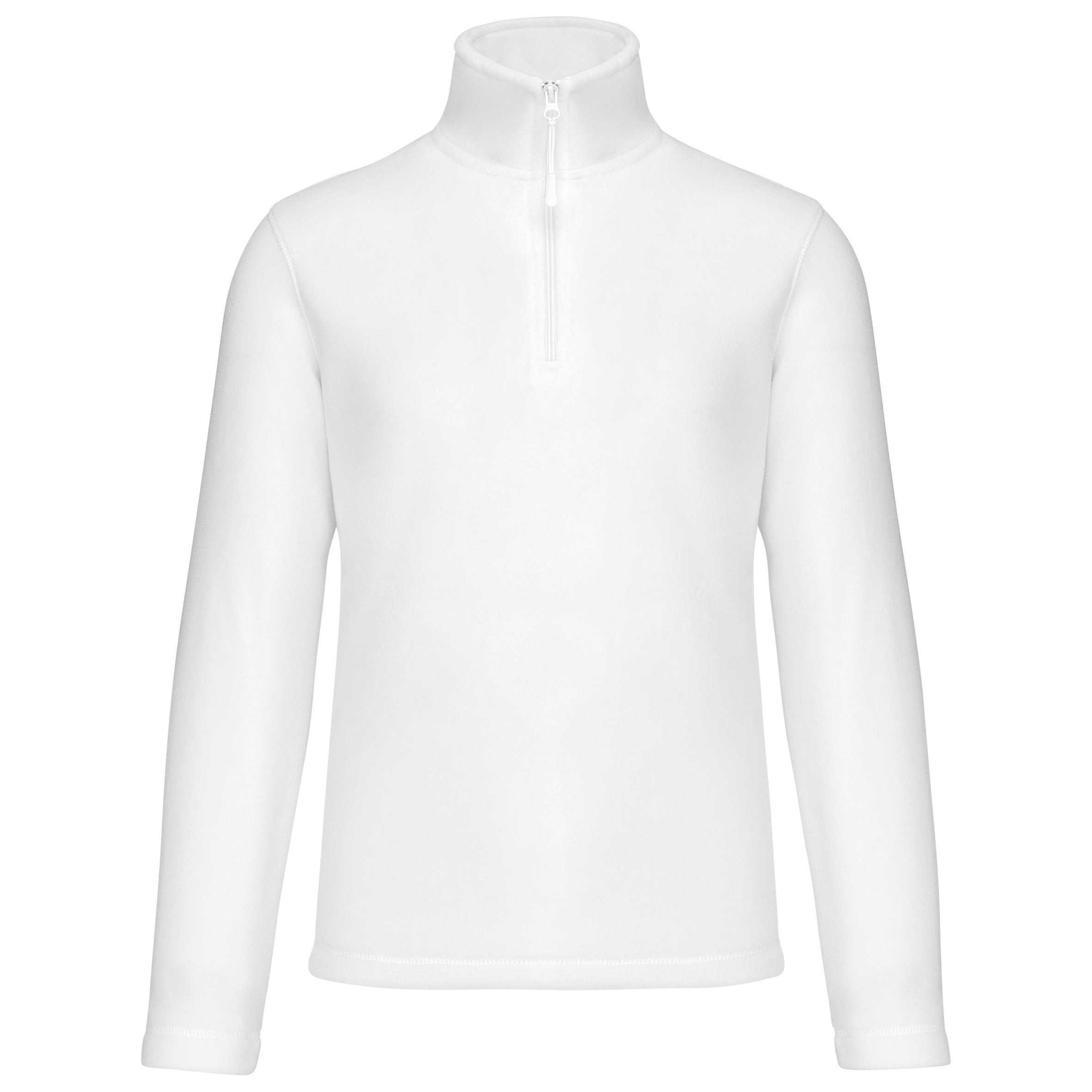 ENZO - Micropolar 1/4 Cremallera White