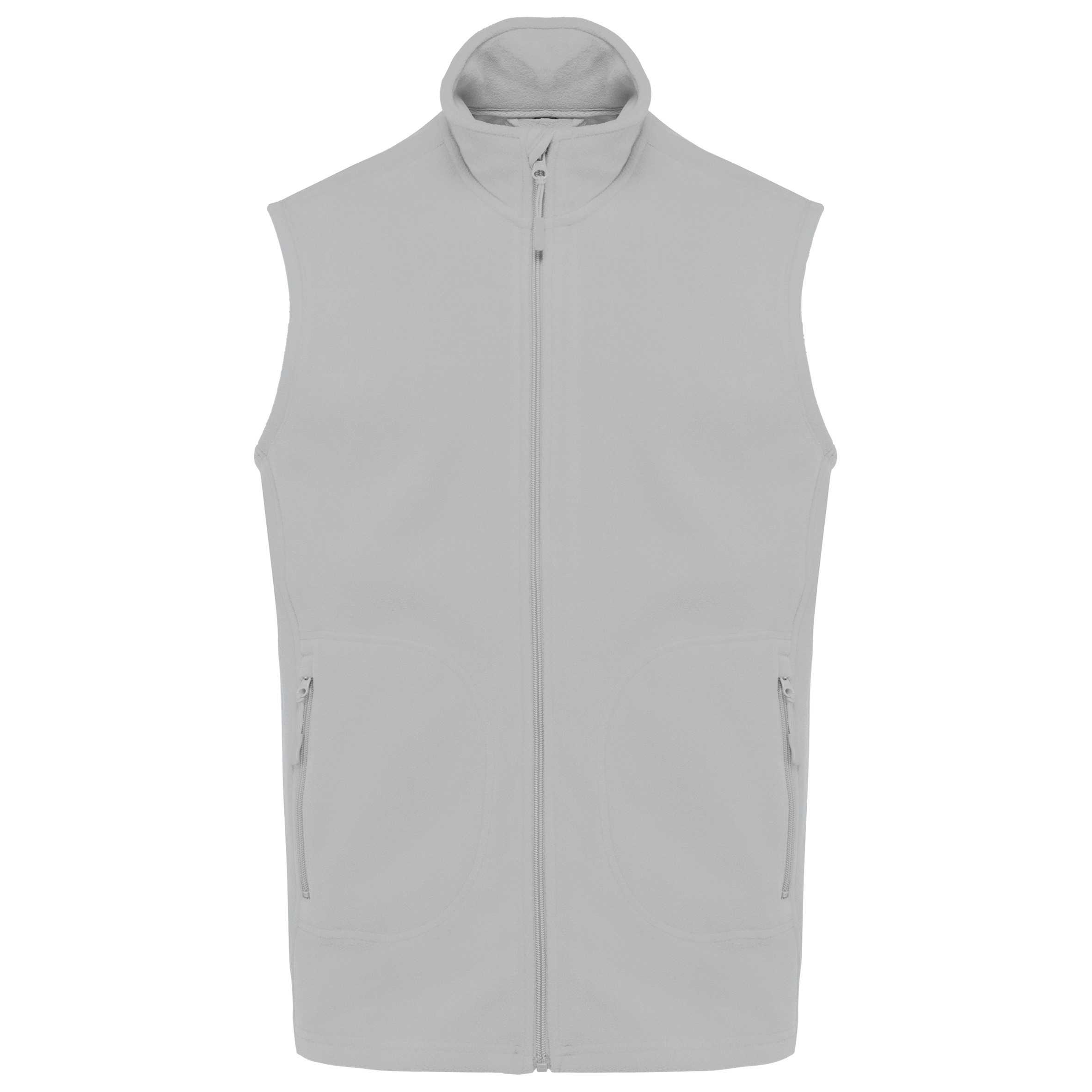 Chaleco micropolar ecorresponsable - Unisex Snow Grey