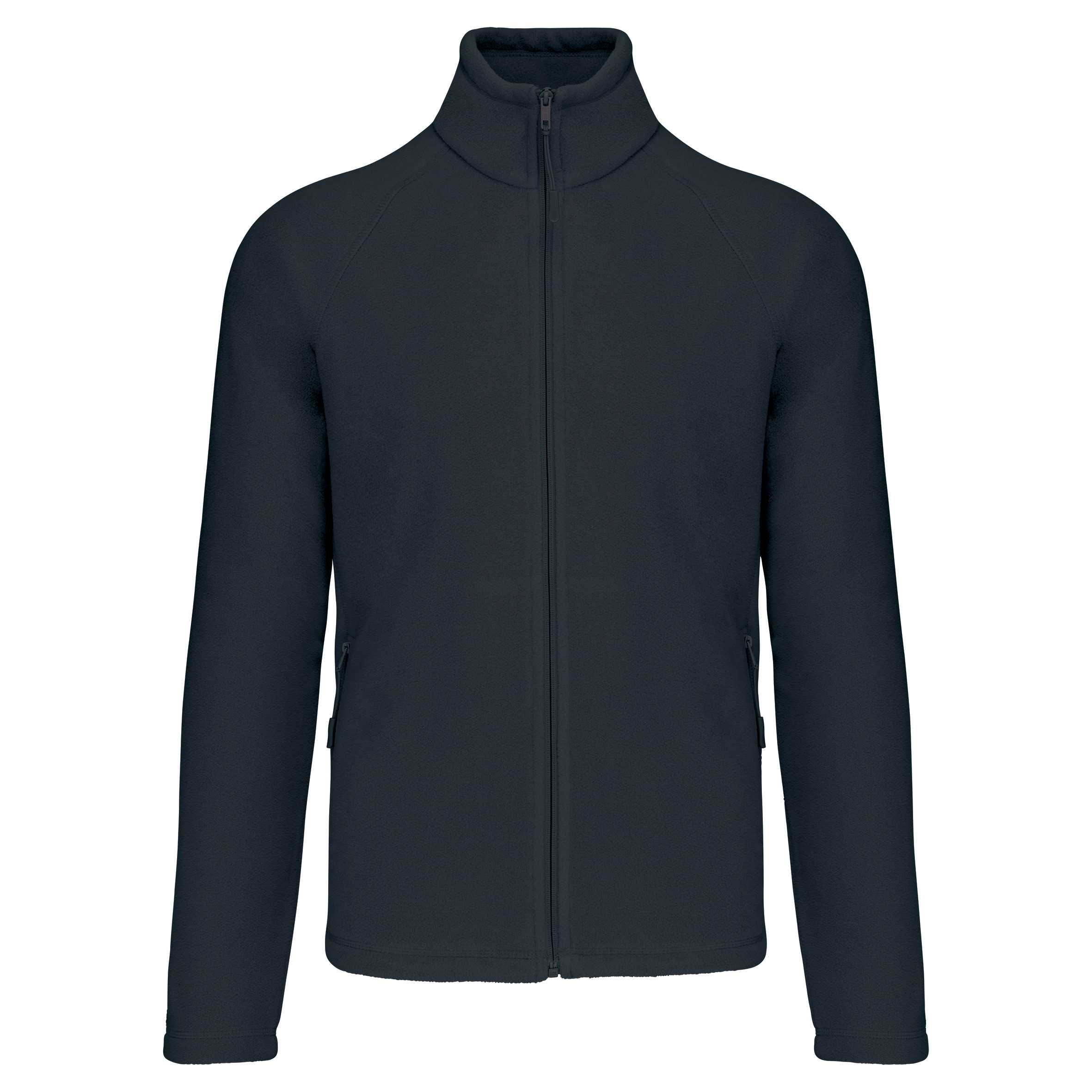 Chaqueta micropolar con cremallera y mangas raglán hombre Navy