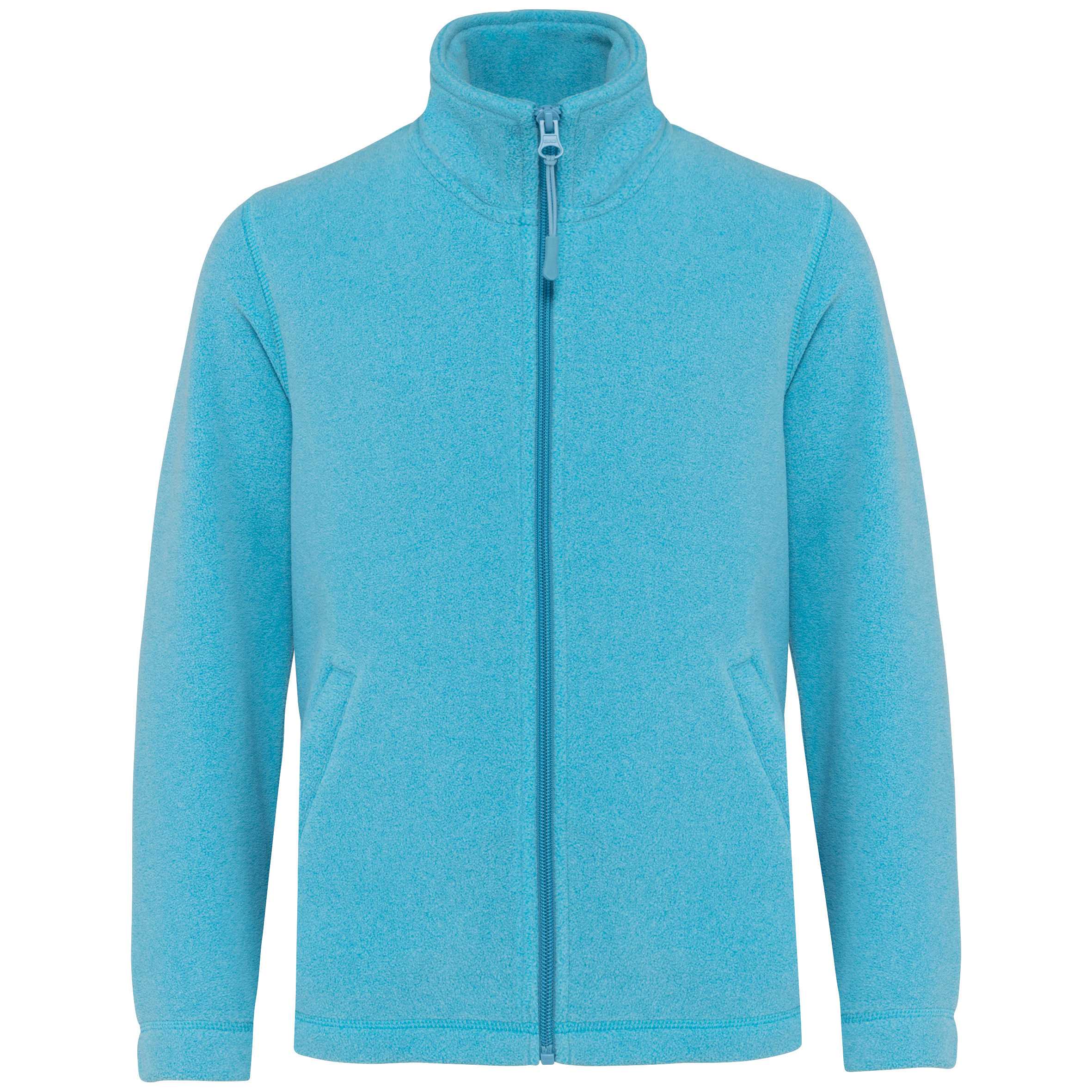 Chaqueta micropolar con cremallera infantil Cloudy blue heather