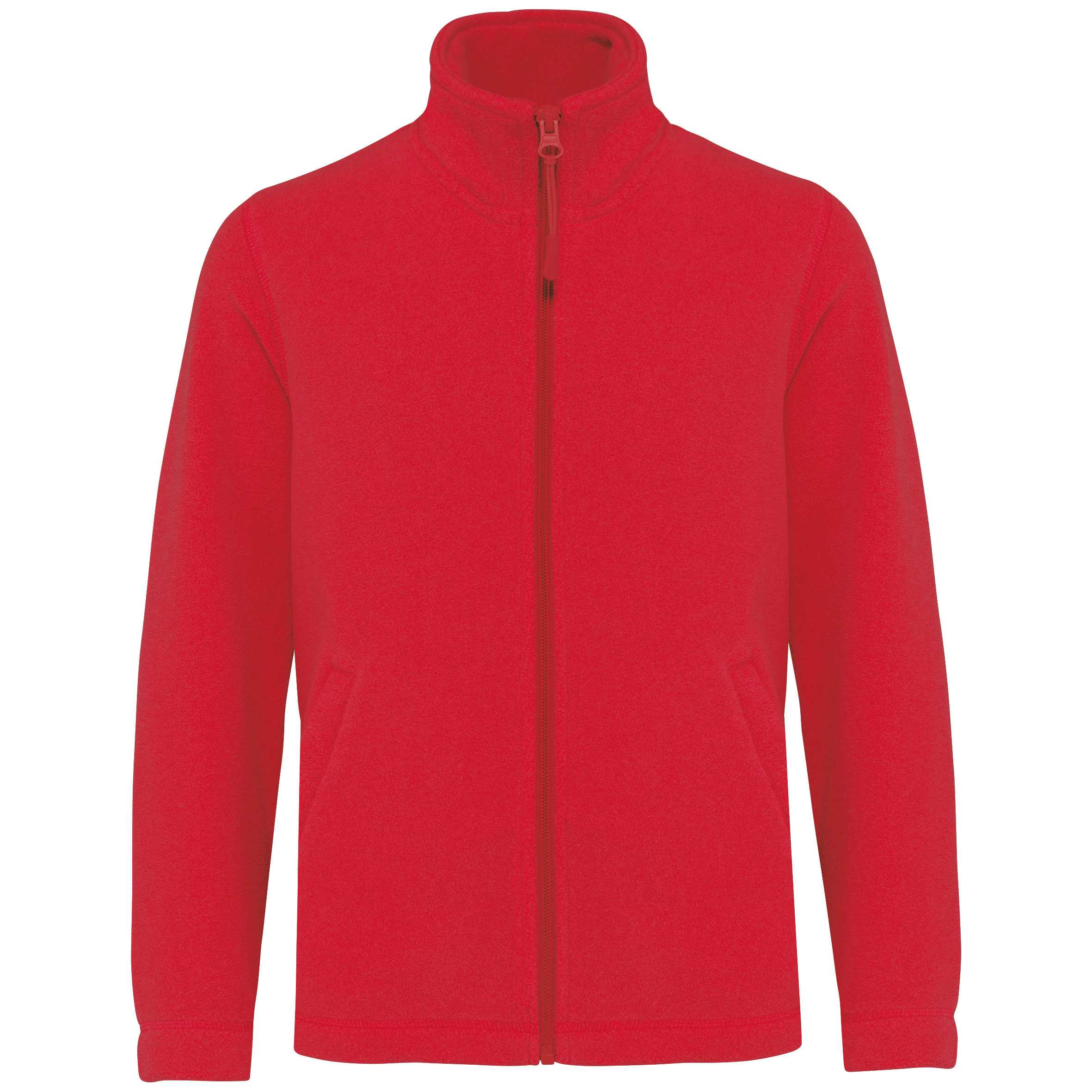 Chaqueta micropolar con cremallera infantil Red