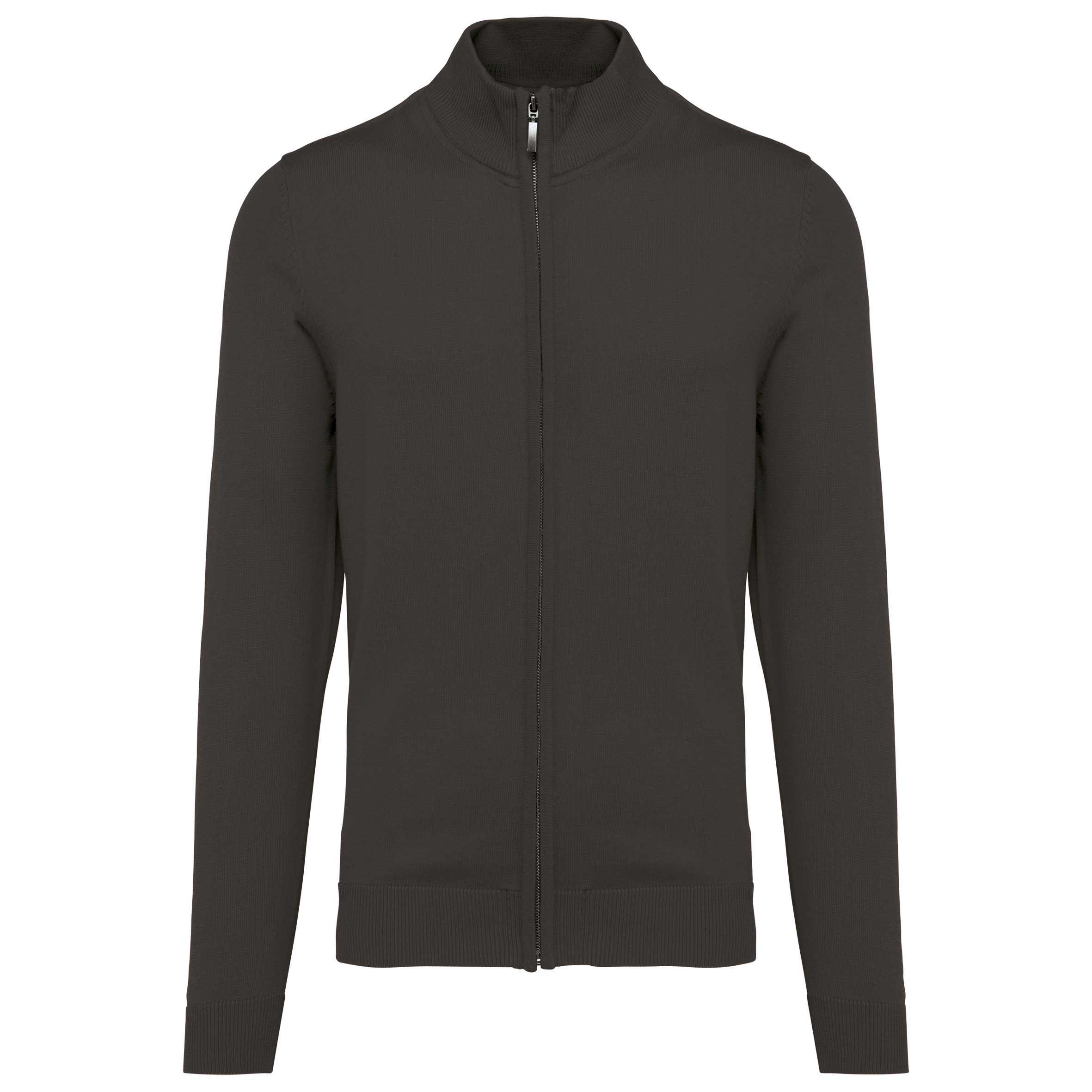 Chaqueta de punto con cremallera hombre Dark Grey