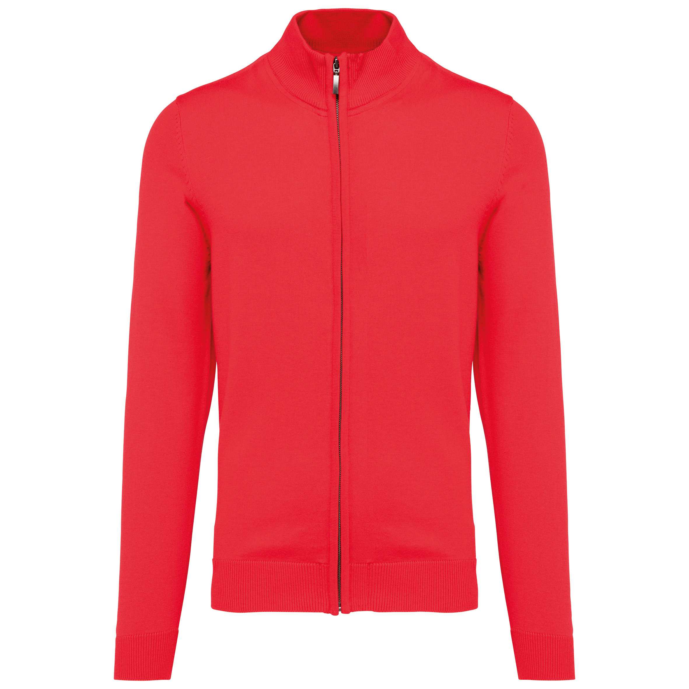 Chaqueta de punto con cremallera hombre Red