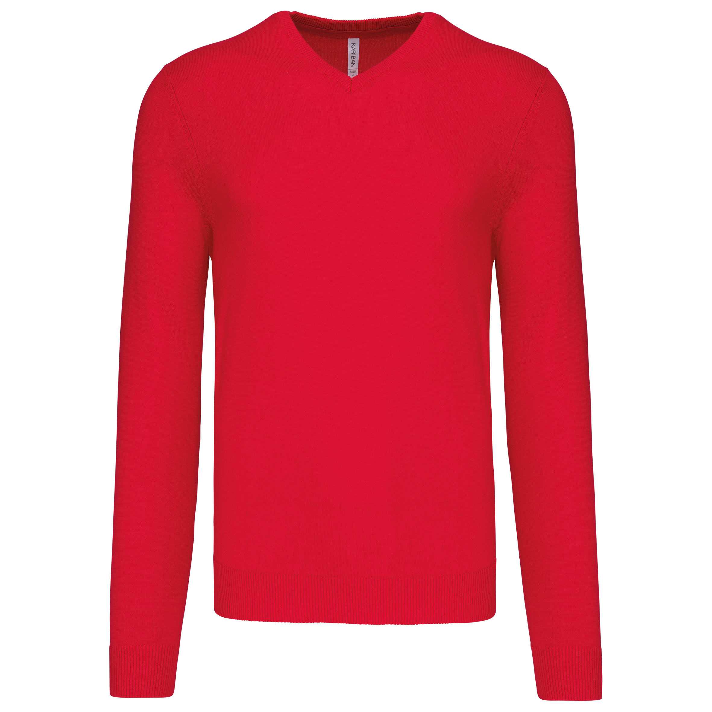 Jersey cuello de pico hombre Red